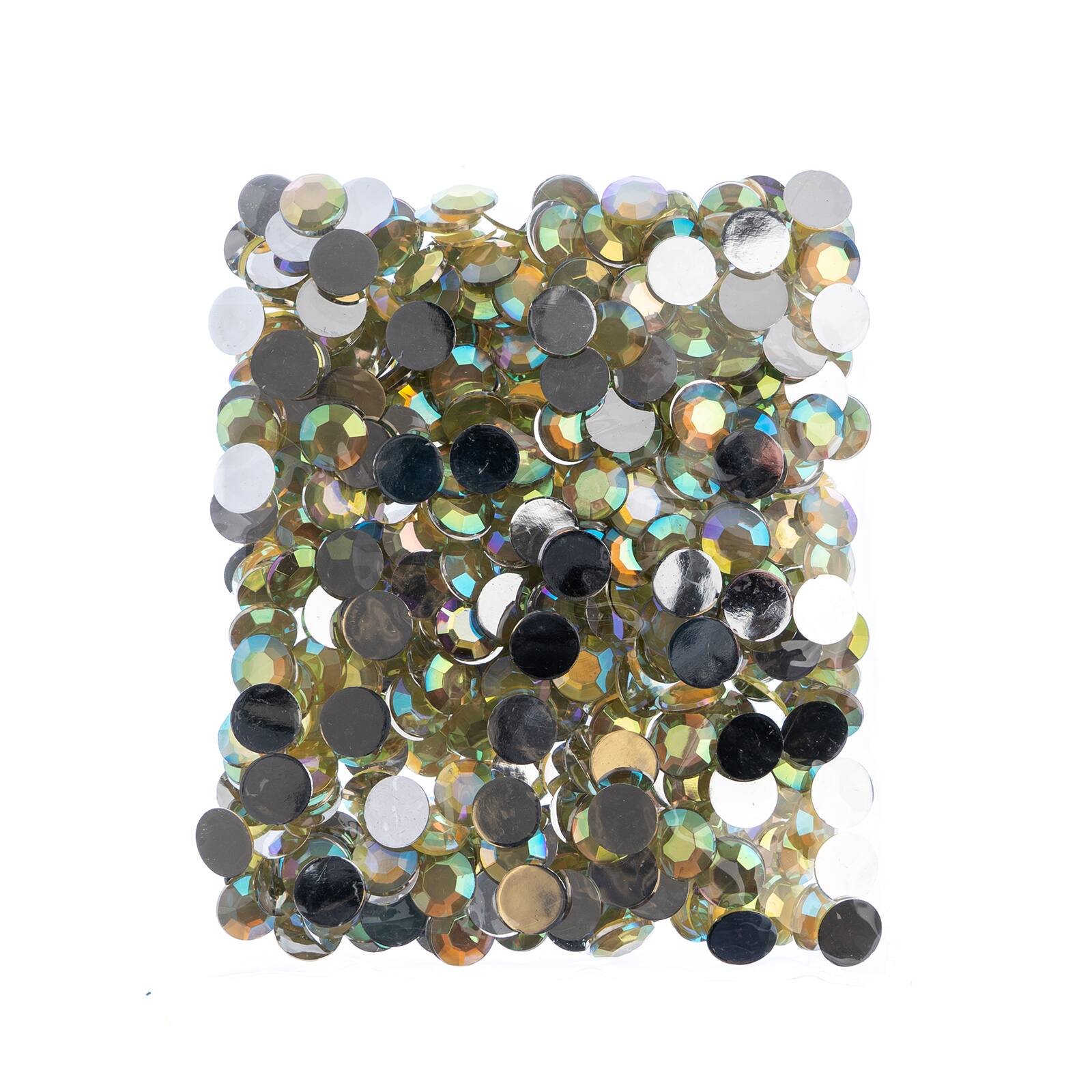 John Bead 12mm Acrylic Round Flat Back Rhinestones, 400ct.
