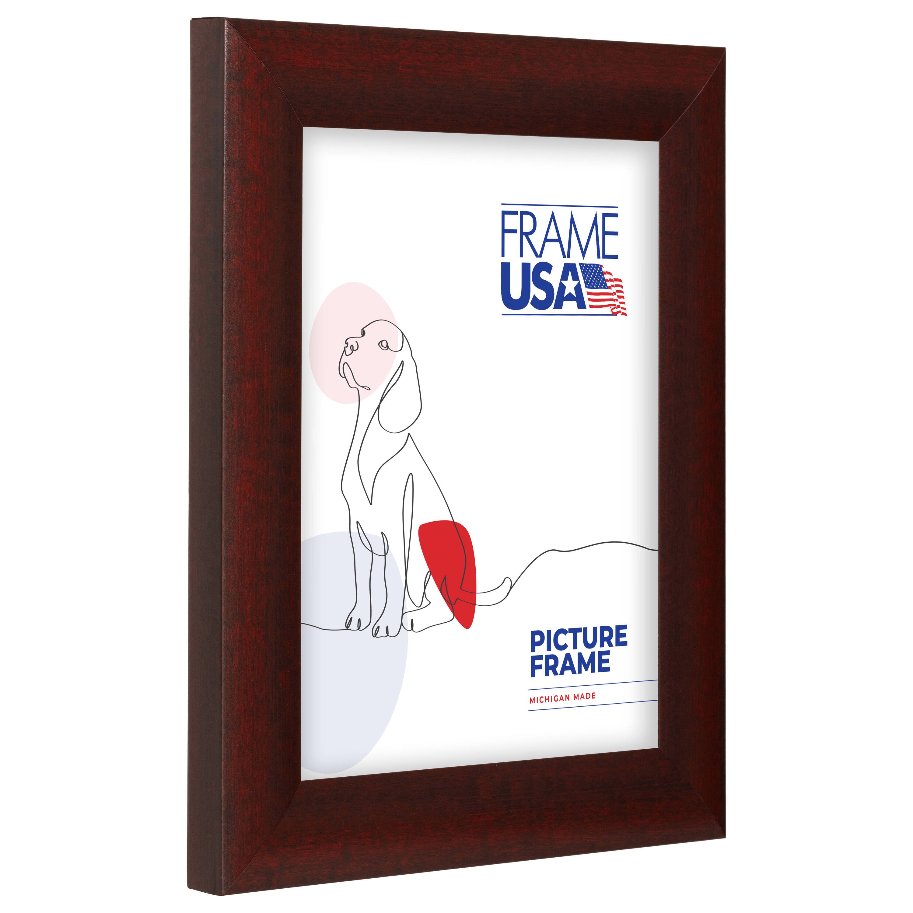Frame USA Corporate Rounded Red Mahogany Single Image Picture Frame