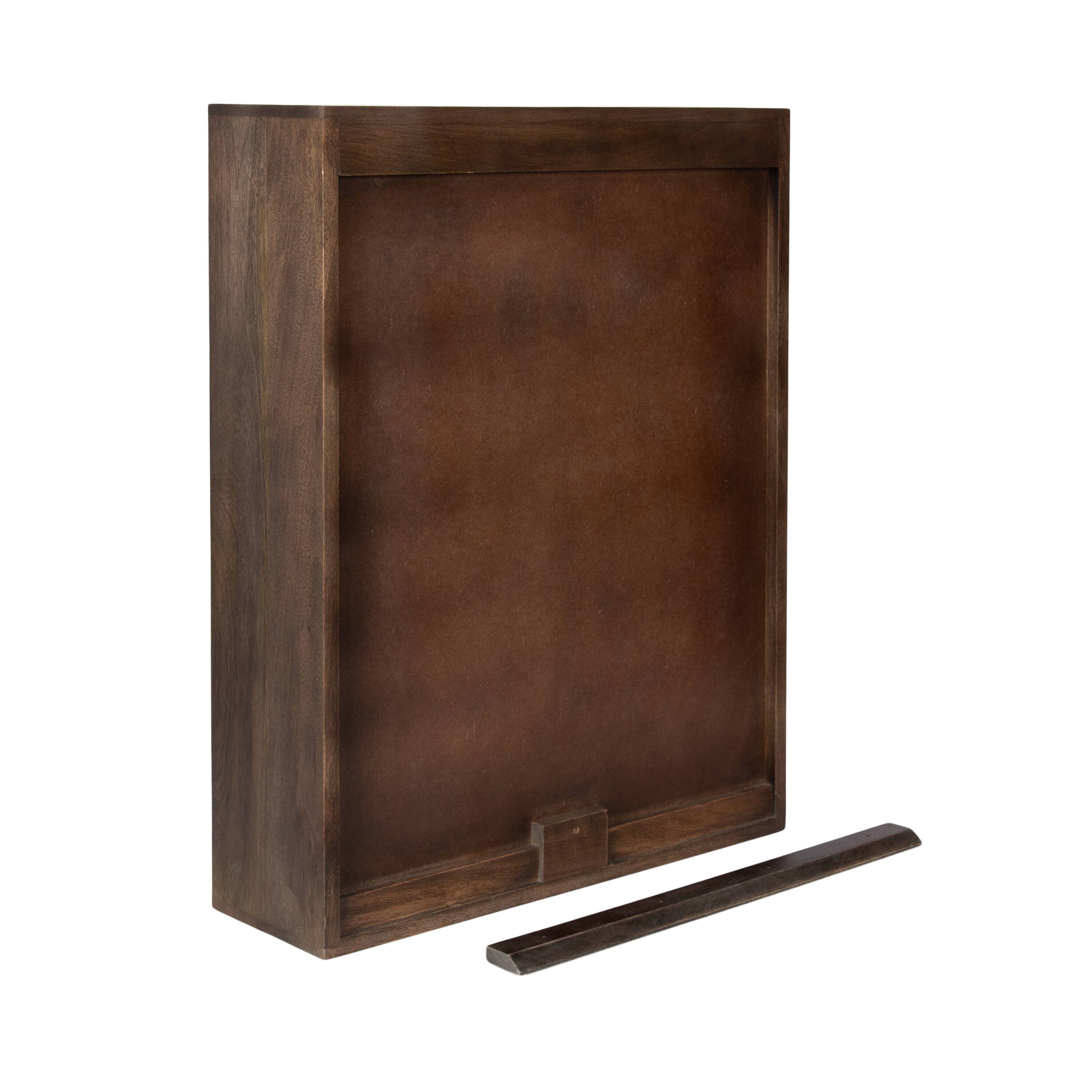 Kate and Laurel Galliene Wood Wall Cabinet with Two Shelves