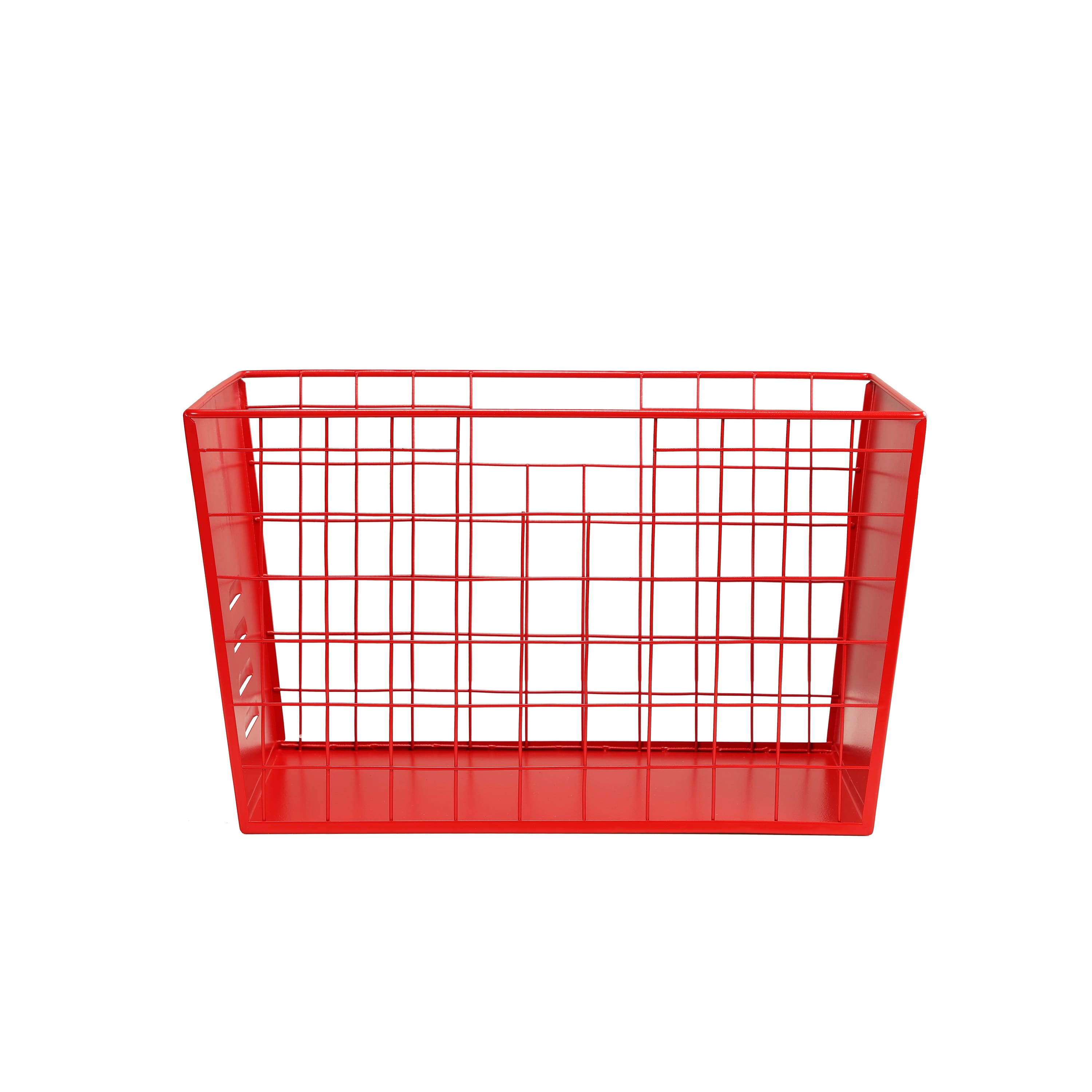 6 Pack: 13" Red Wire Multifunctional Basket