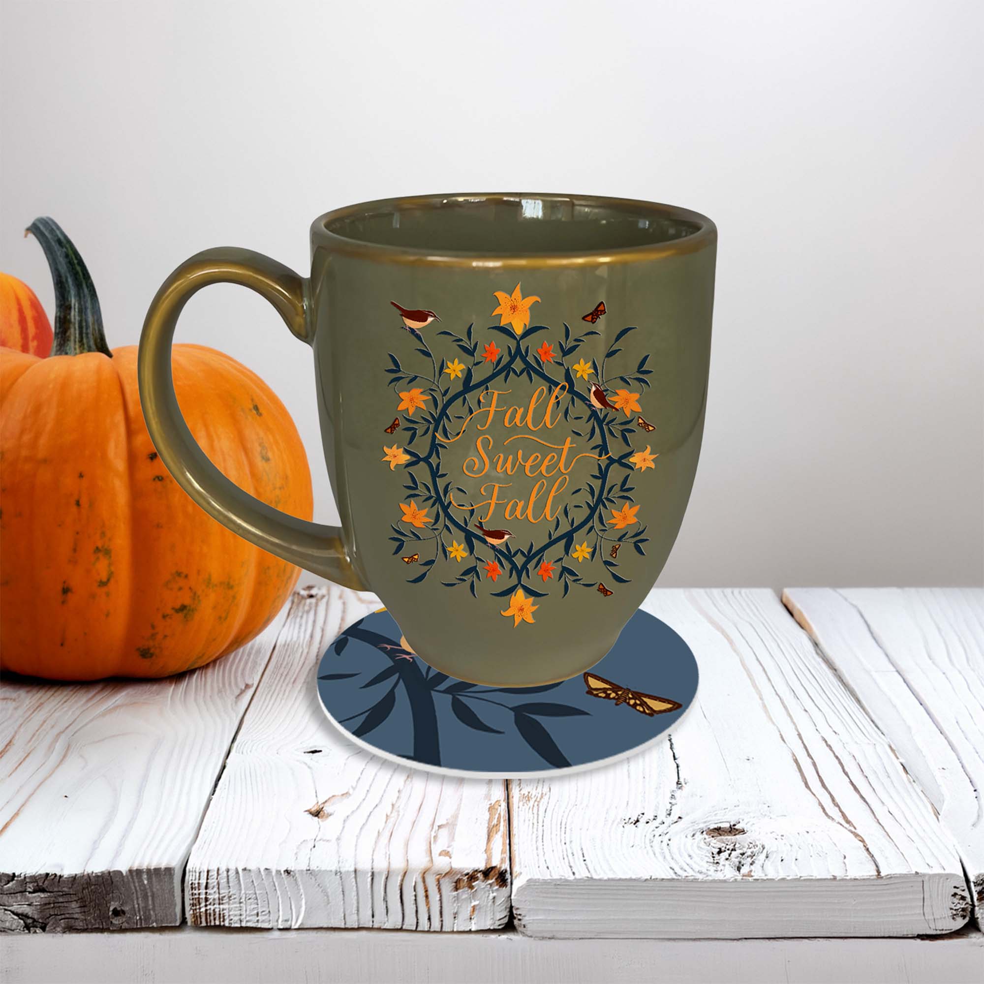 Courtside Market® 16oz. Fall Sweet Fall Mug & Coaster Set