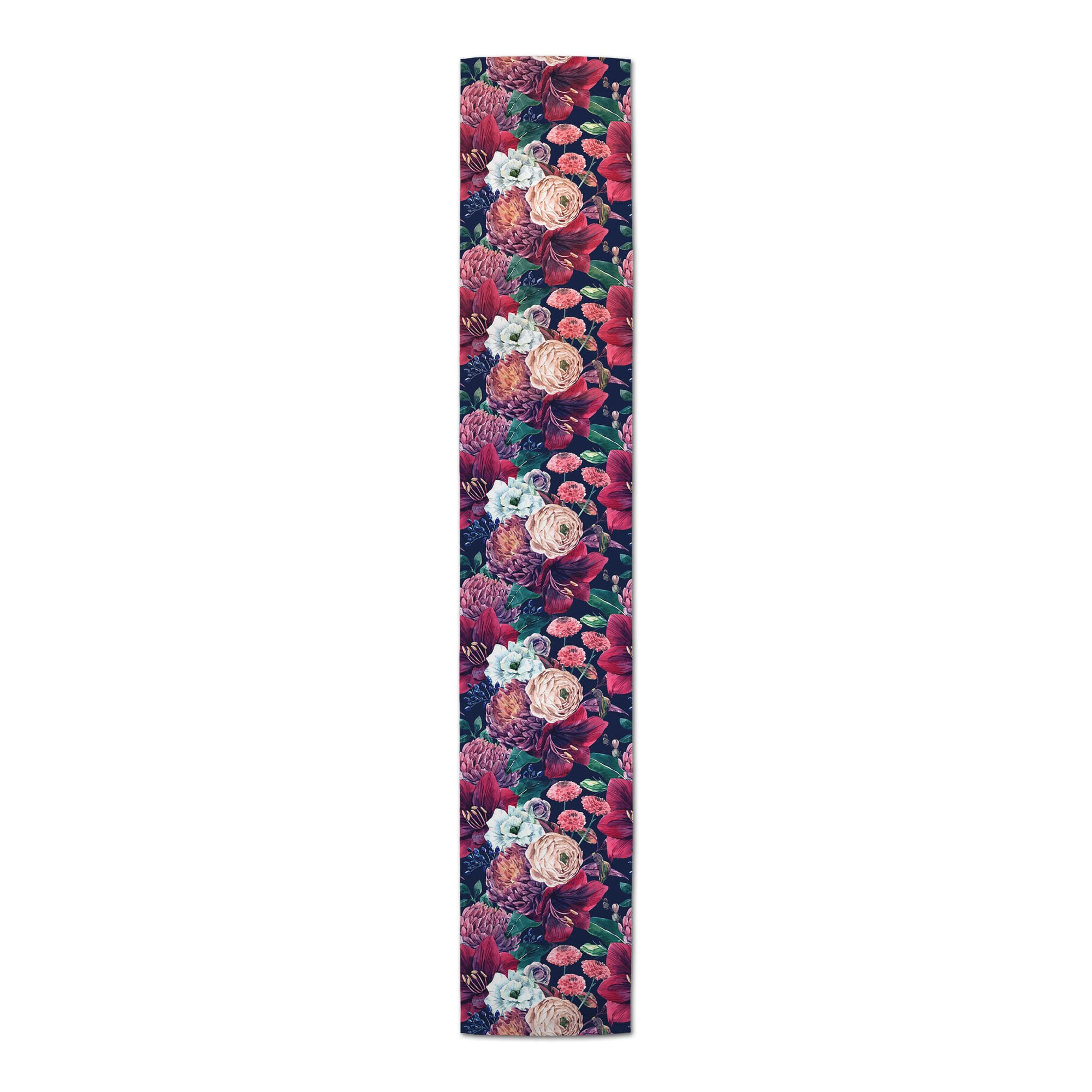 90'' Jewel Bouquets Cotton Twill Table Runner