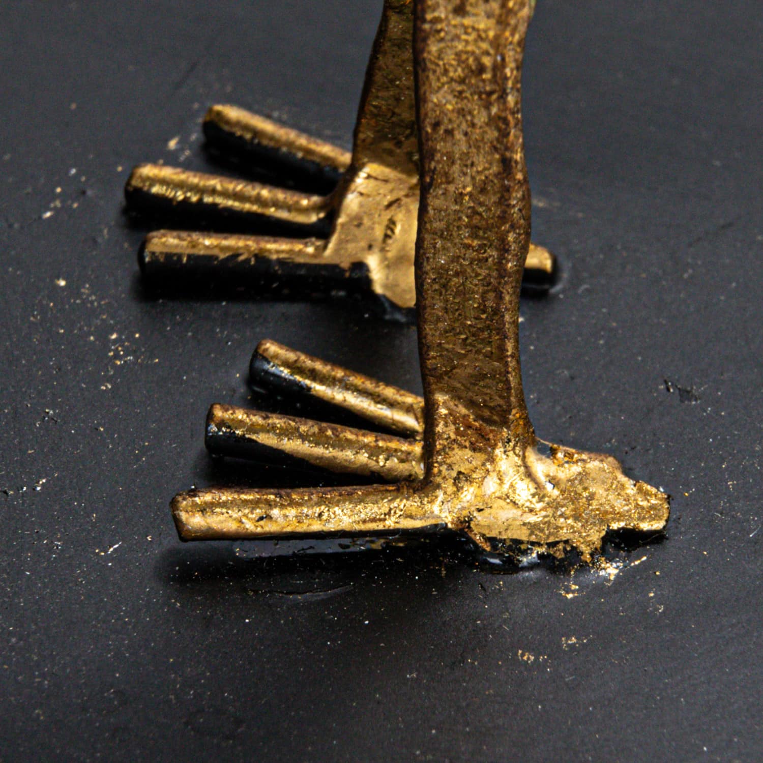 Hello Honey® 6" Gold Decorative Cast Iron Bird Bookends Set