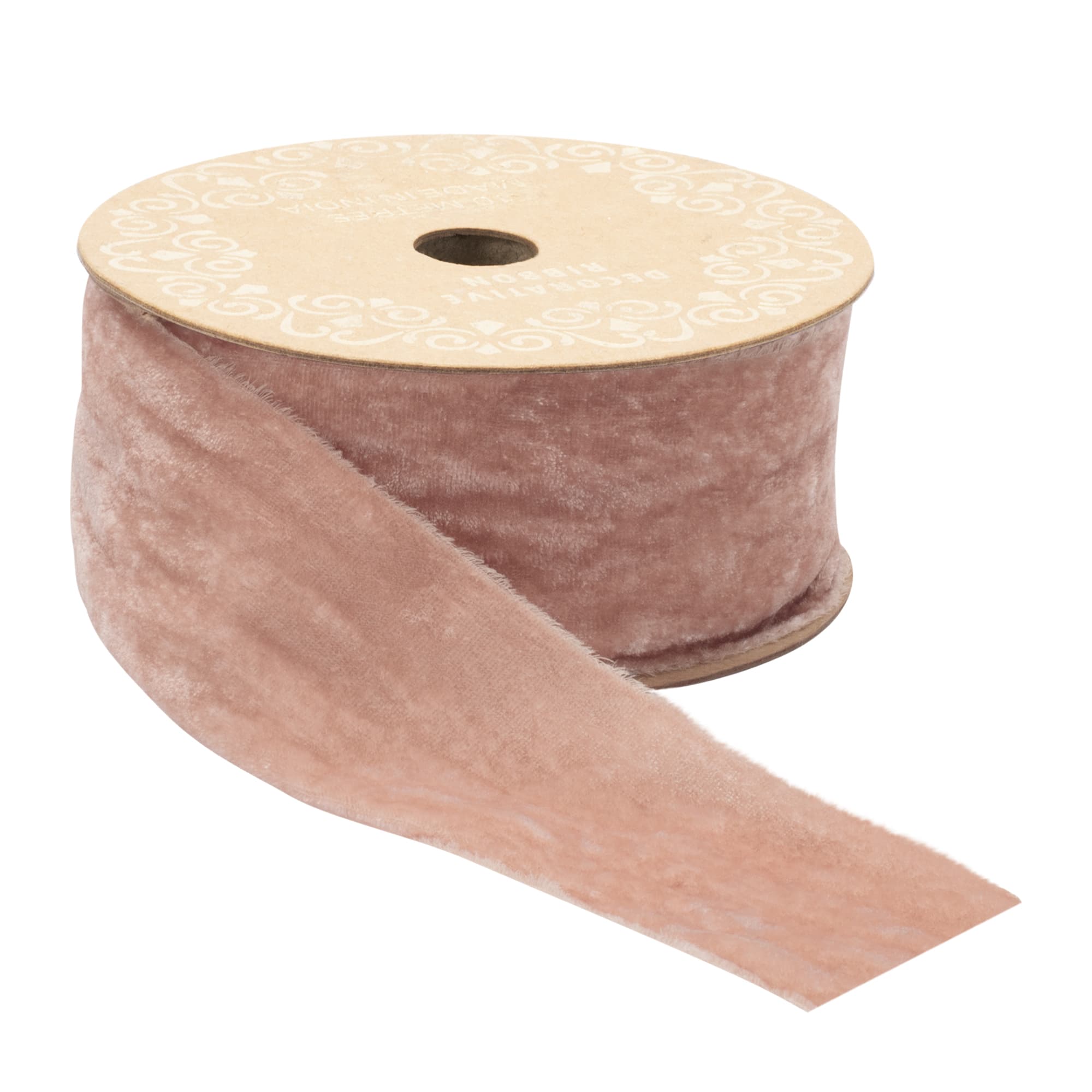 2" x 10yd. Raw Edge Velvet Ribbon
