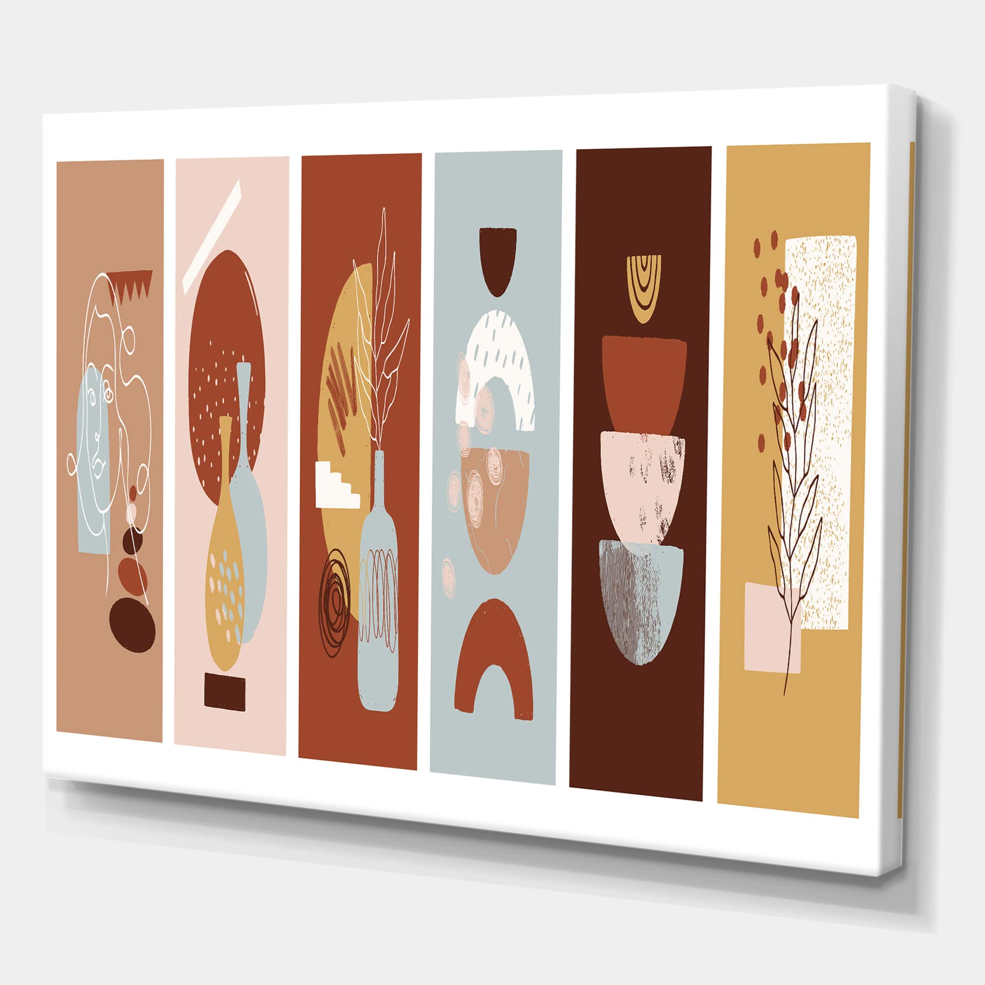Designart - Minimalistic Compostion of Organic Shapes V