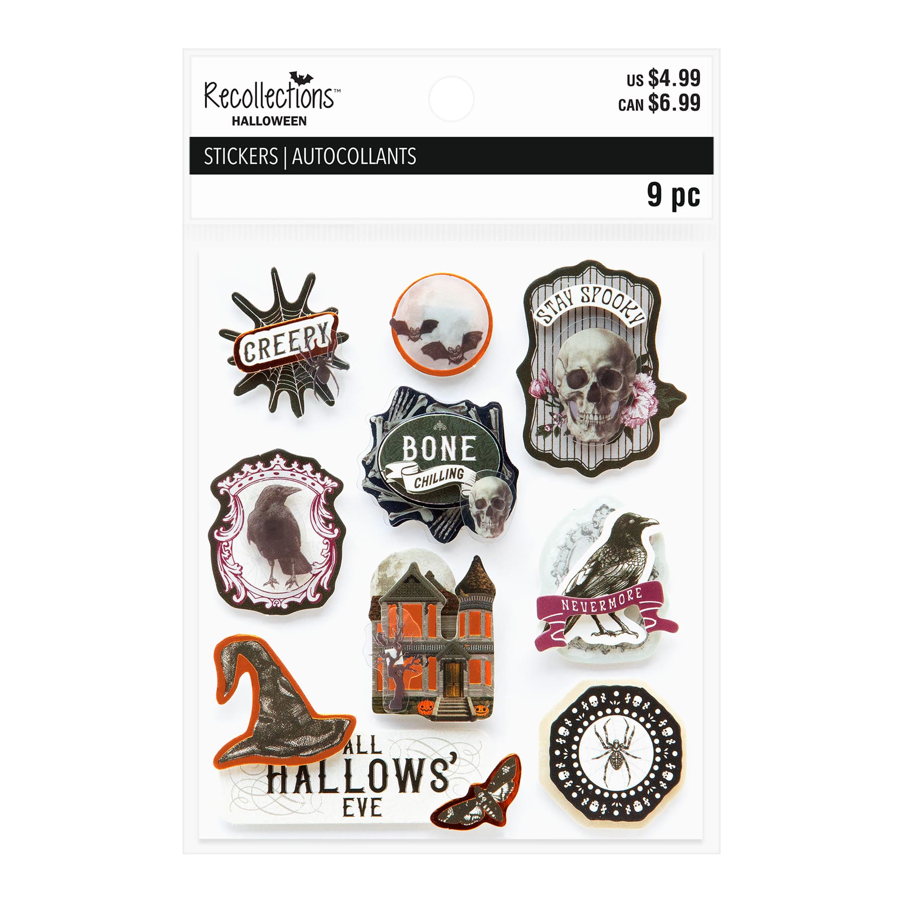 Hallowed Halls Layered Dimensional Stickers by Recollections™