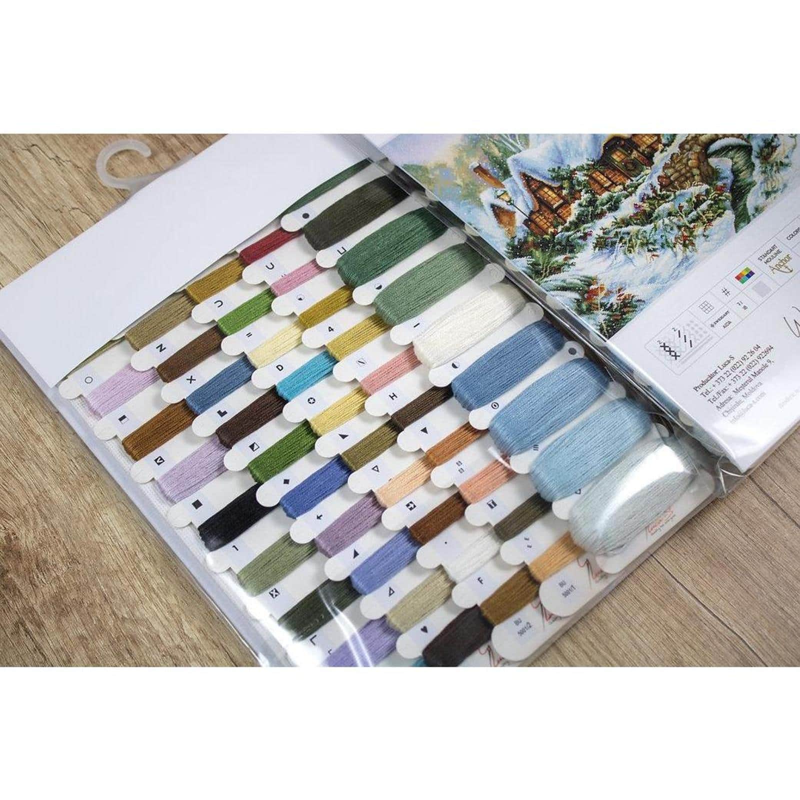Luca-S Winter Landscape Counted Cross Stitch Kit