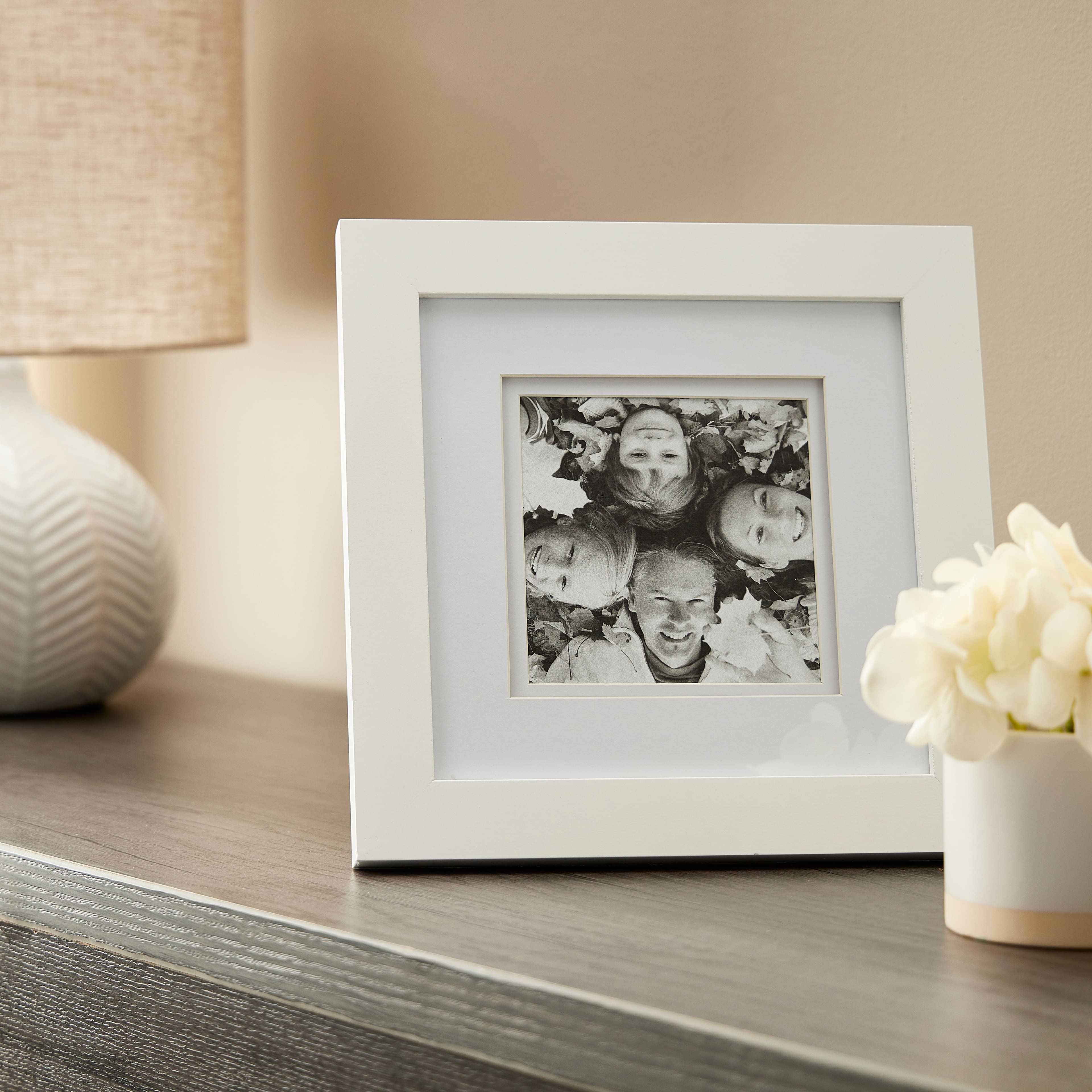 Gallery White Frame with Double Mat by Studio Décor®