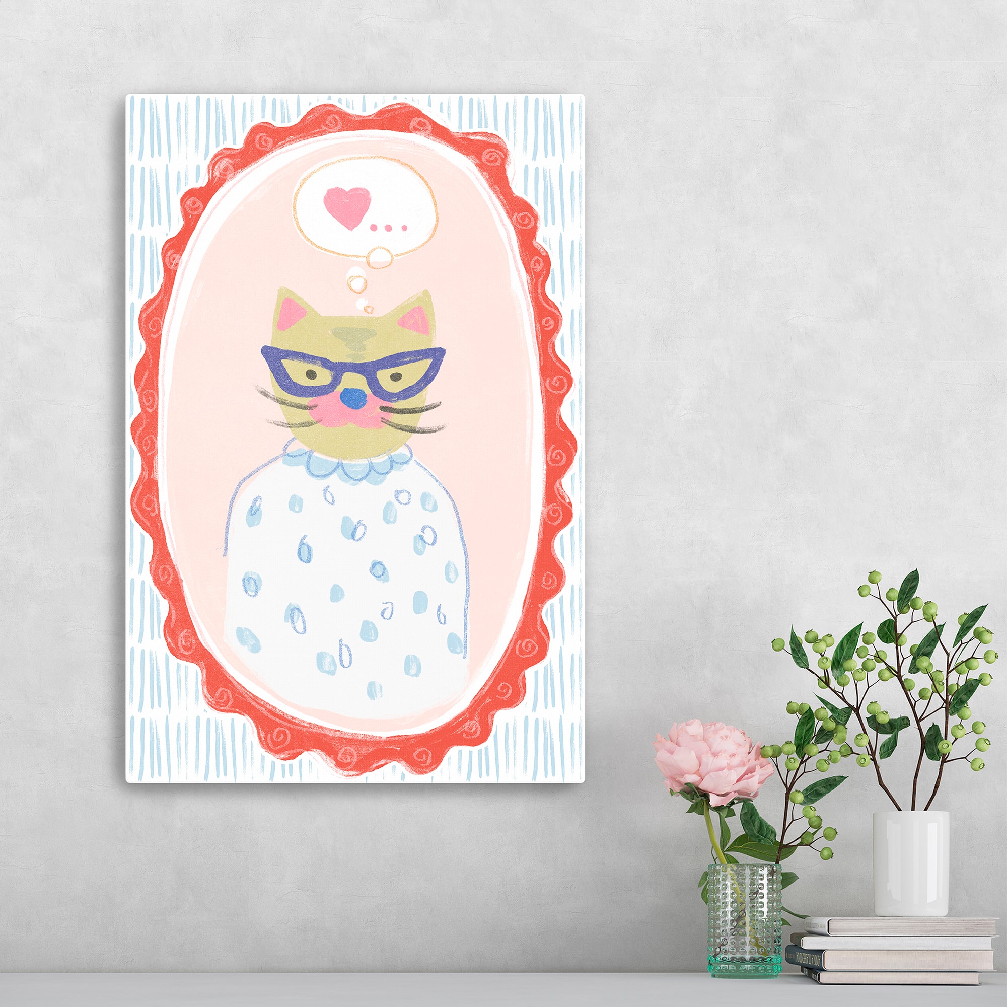 Cameo Characters B Canvas Giclée Art