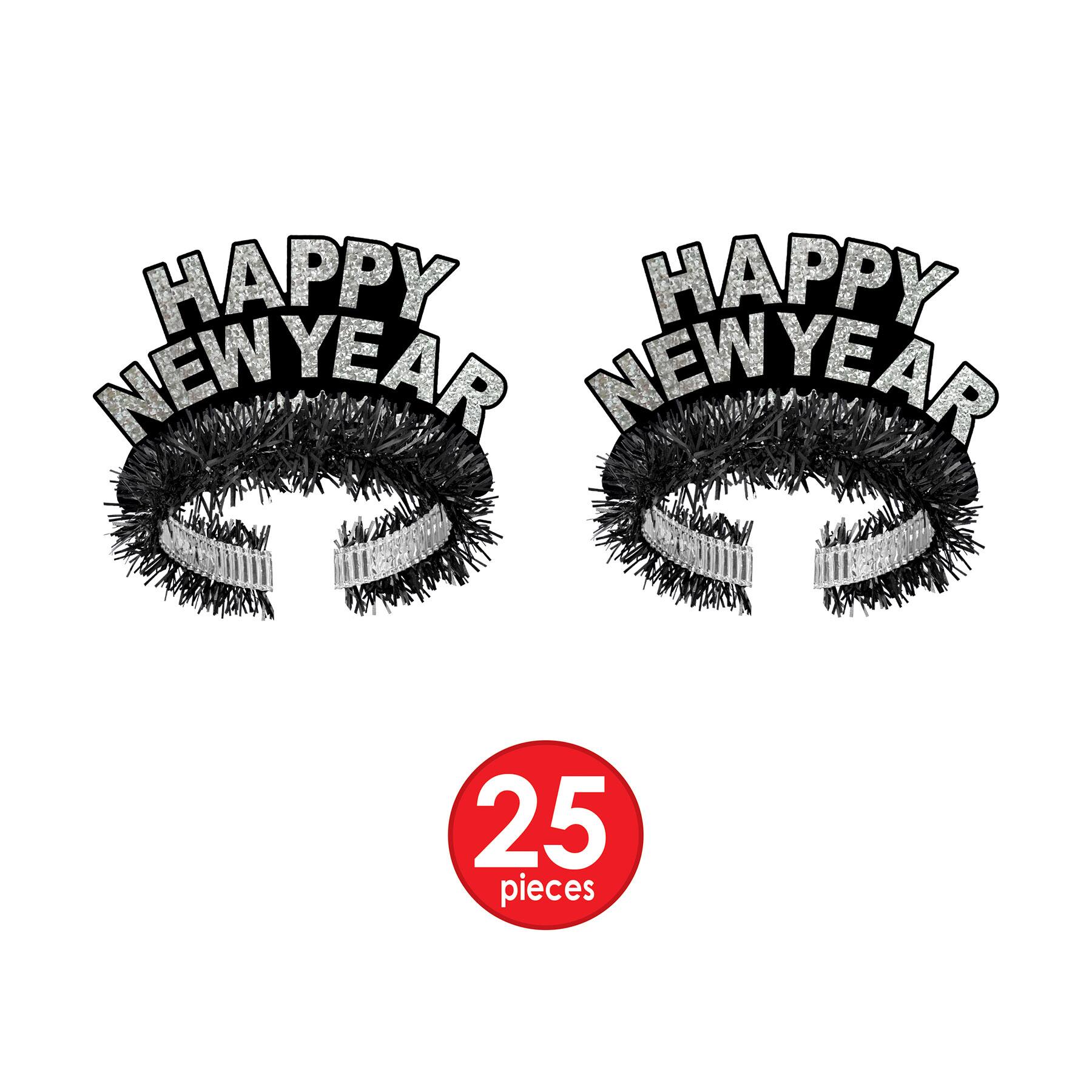 Beistle Silver & Black New Year Harlequin Part Favor Kit for 50