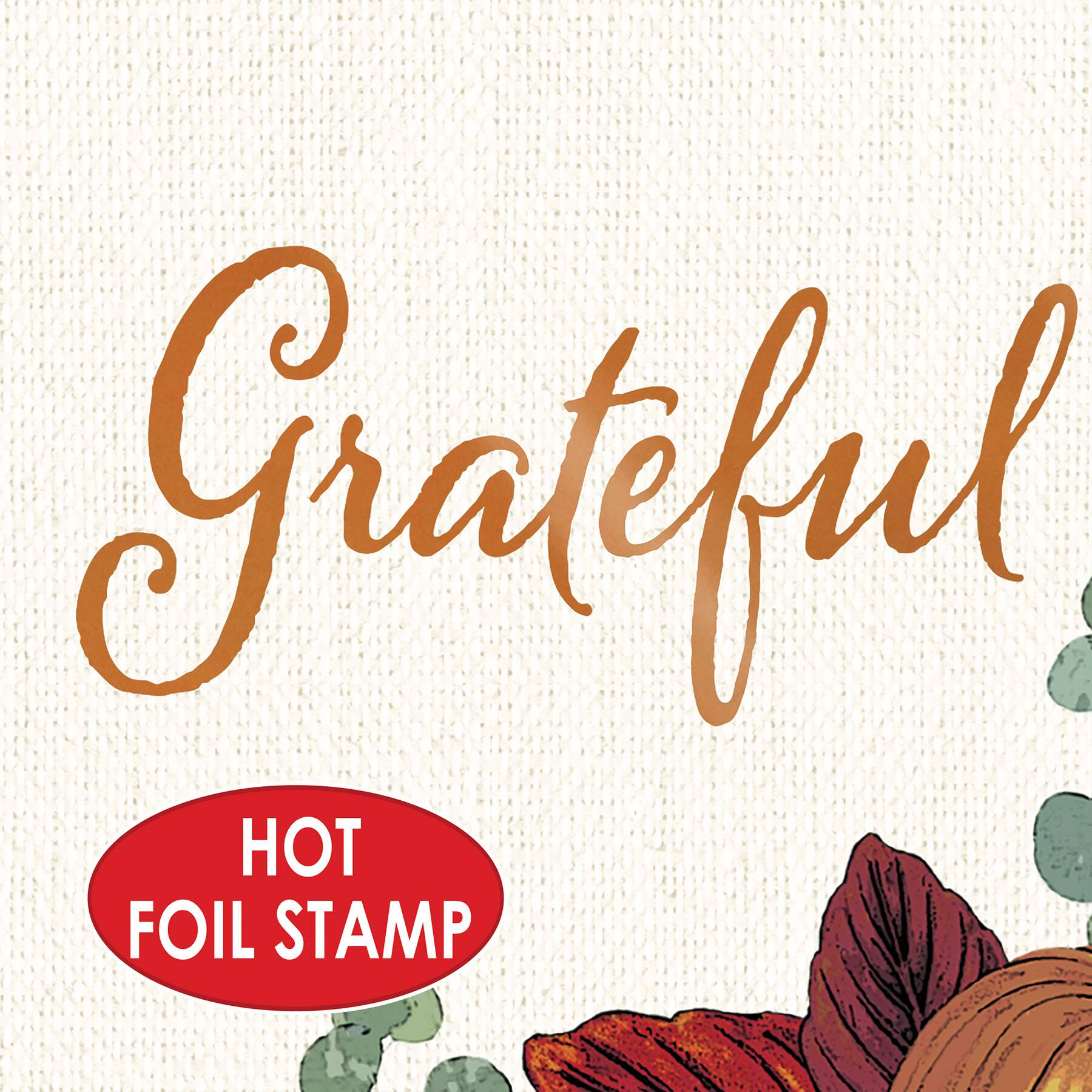 Beistle 5" x 5" Grateful Fall Thanksgiving Beverage Napkins, 32ct.