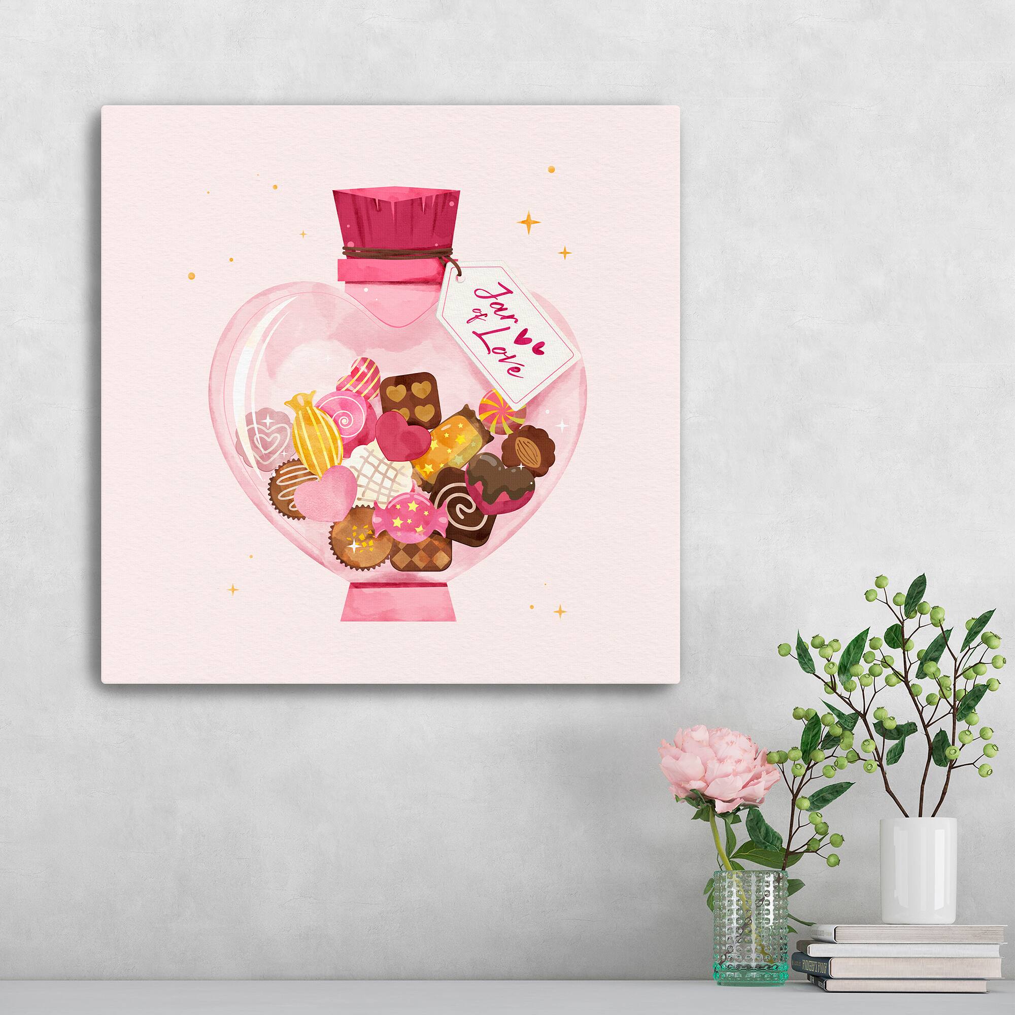 Jar of Love Canvas Giclée Art