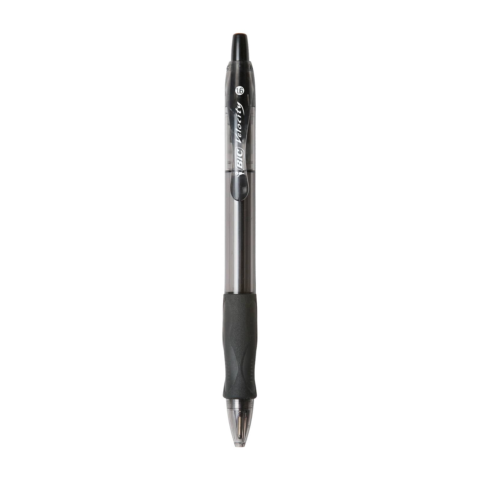 BIC® Glide™ Bold Black 1.6mm Retractable Ball Point Pen, 12ct.