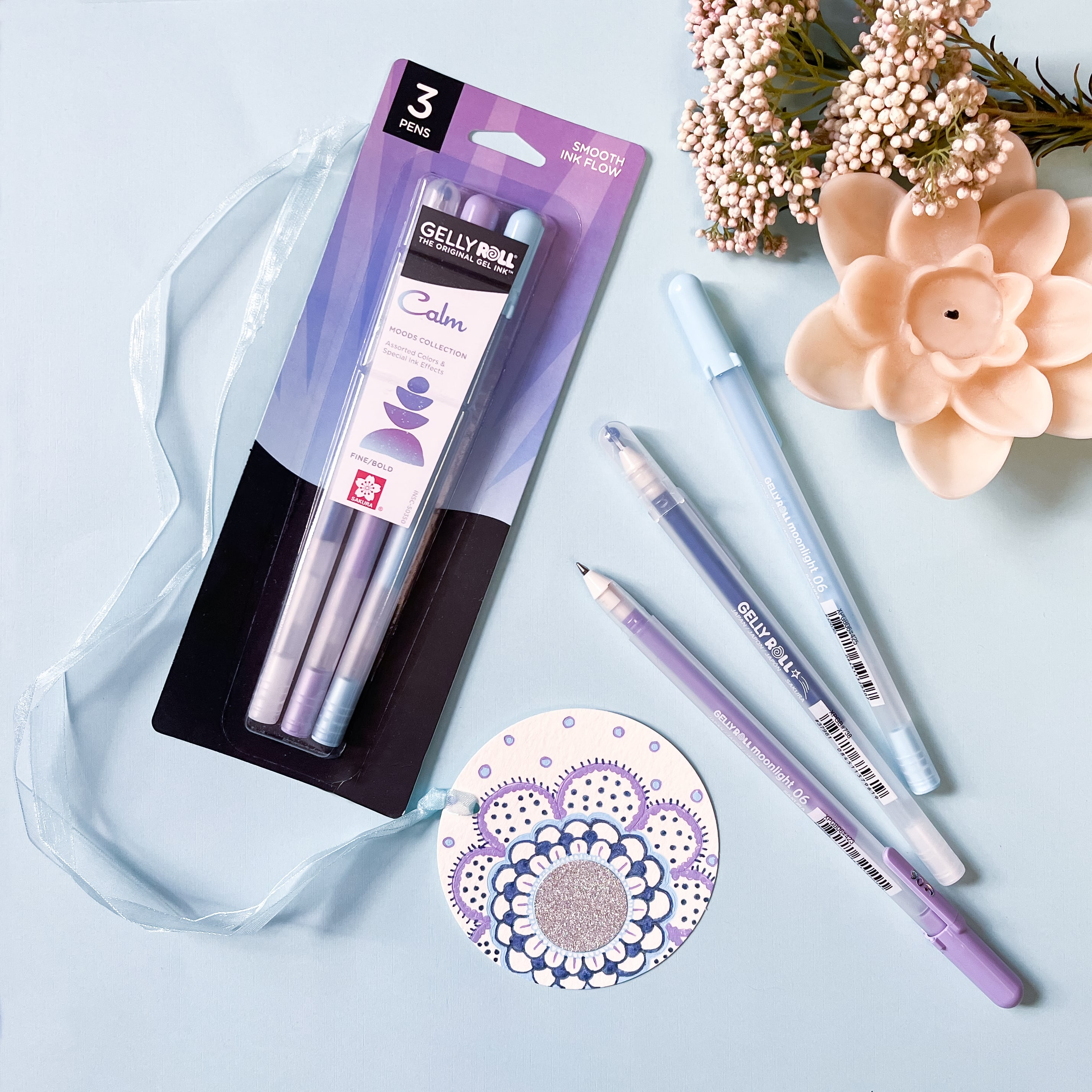 Gelly Roll® Moods Calm Fine/Bold Gel Pen Set