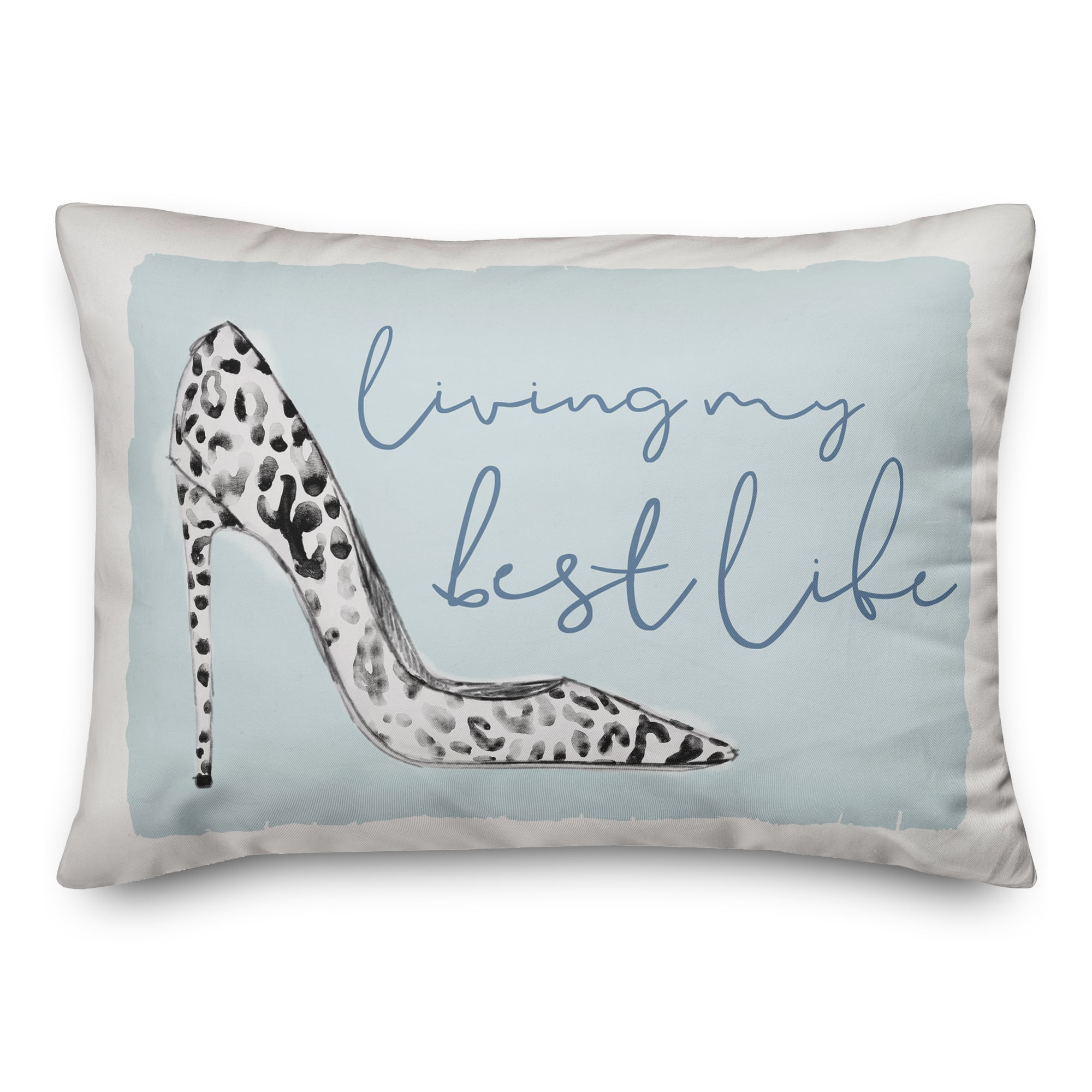 Living My Best Life Throw Pillow