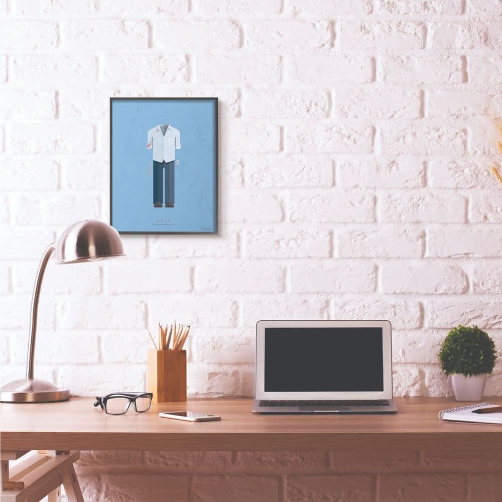 Stupell Industries Dexter Wall Art in Black Frame