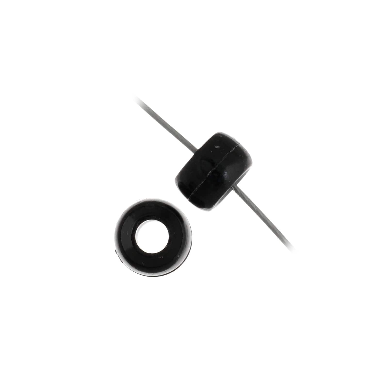 John Bead 6mm Opaque Plastic Mini Pony Beads, 1,000ct