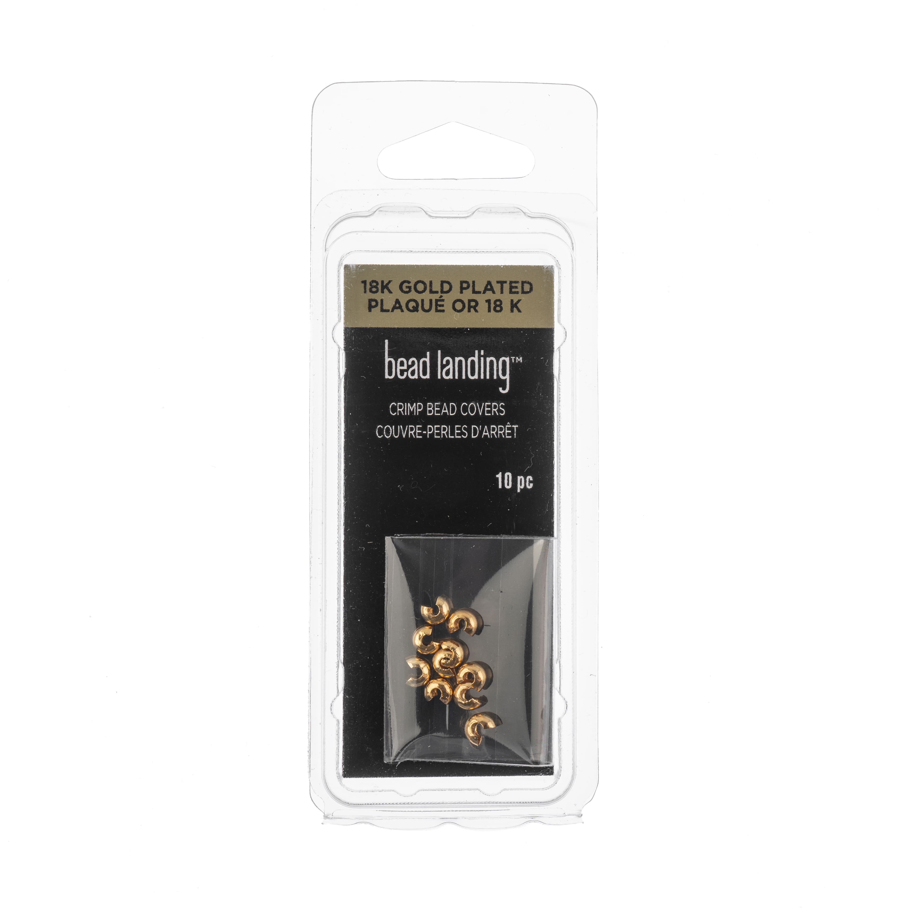 12 Packs: 10 ct. (120 total) 3mm Metal Crimp Bead Covers by Bead Landing™
