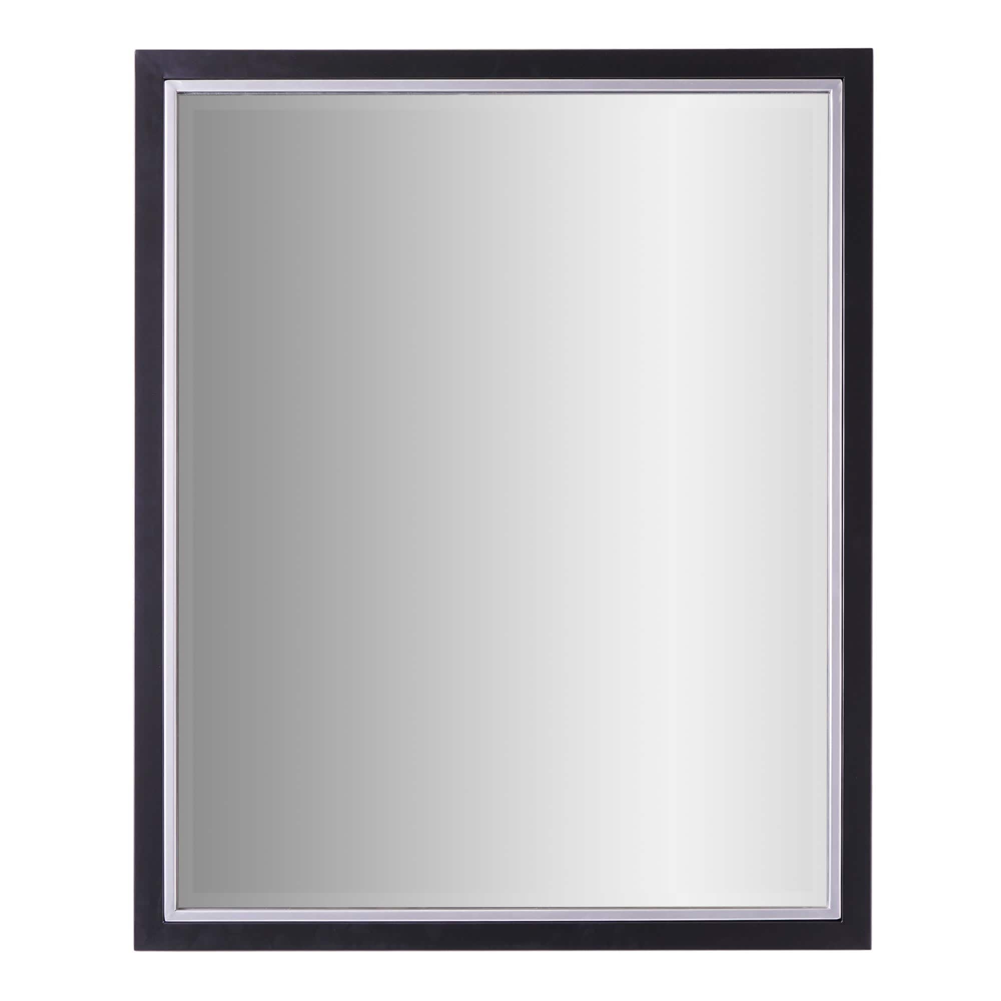 Head West Metal Framed Beveled Edge Rectangular Vanity Wall Mirror