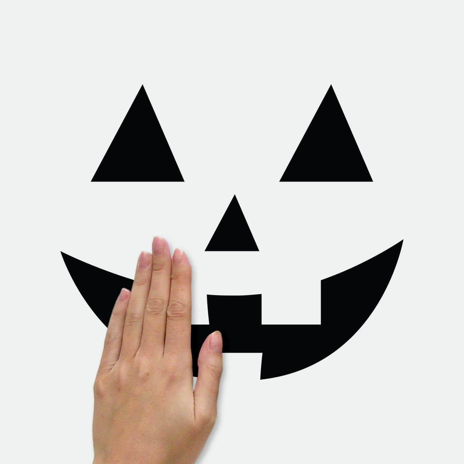 RoomMates Halloween Pumpkin Faces Glow in the Dark Peel & Stick Decals