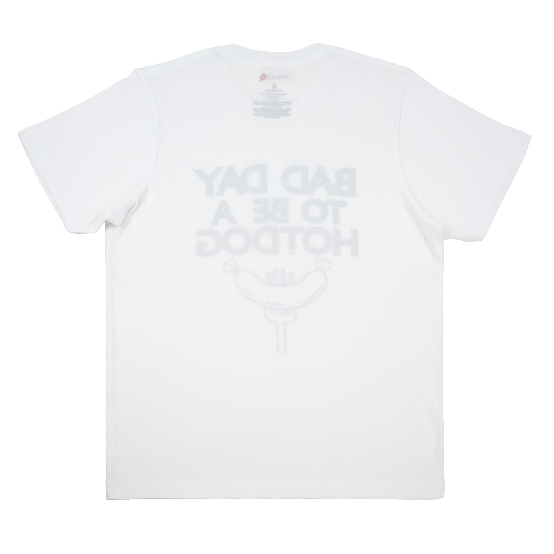 Bad Day to be a Hotdog Short Sleeve Adult T-Shirt by Celebrate It