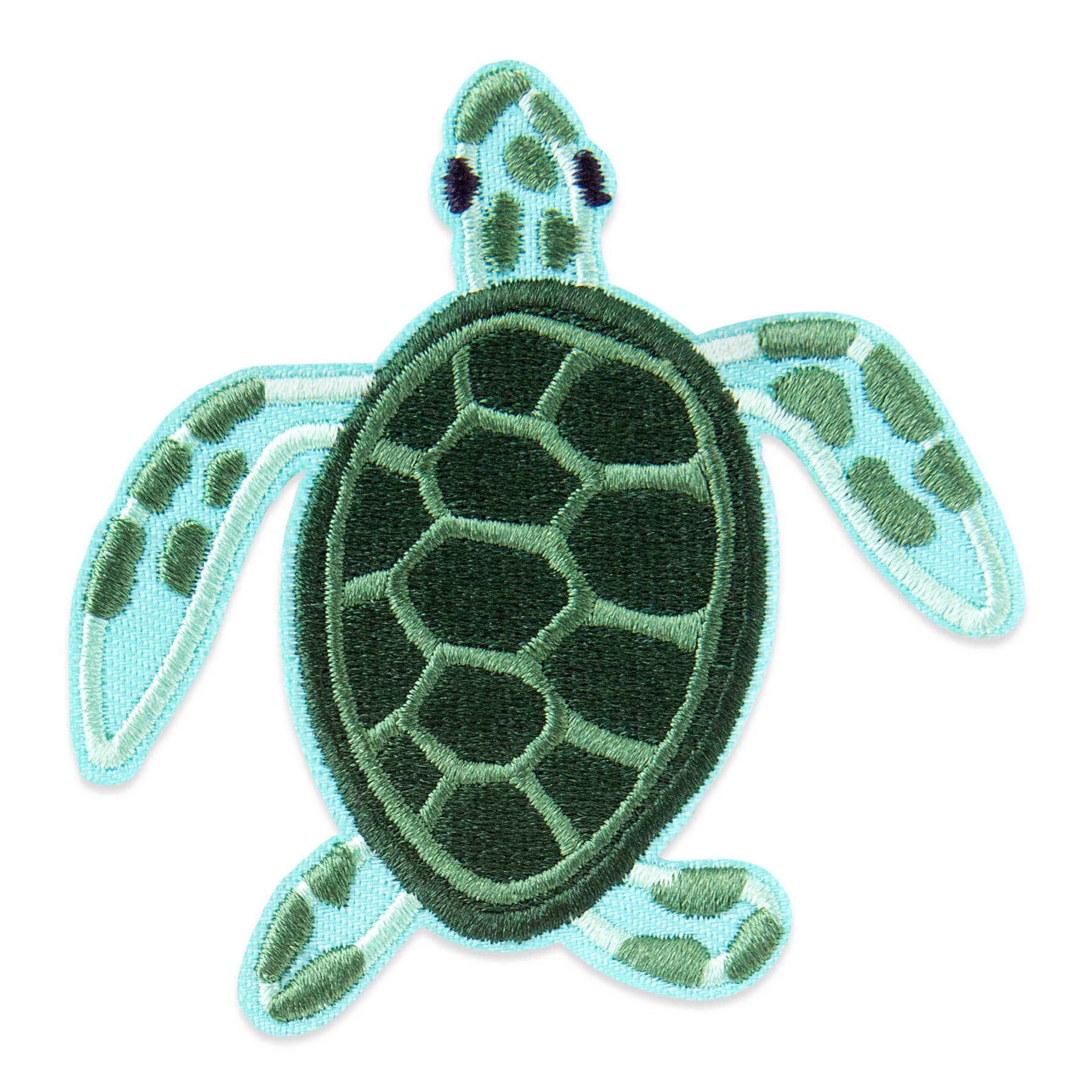 Turtle Embroidered Iron-On & Adhesive Patch by Make Market®