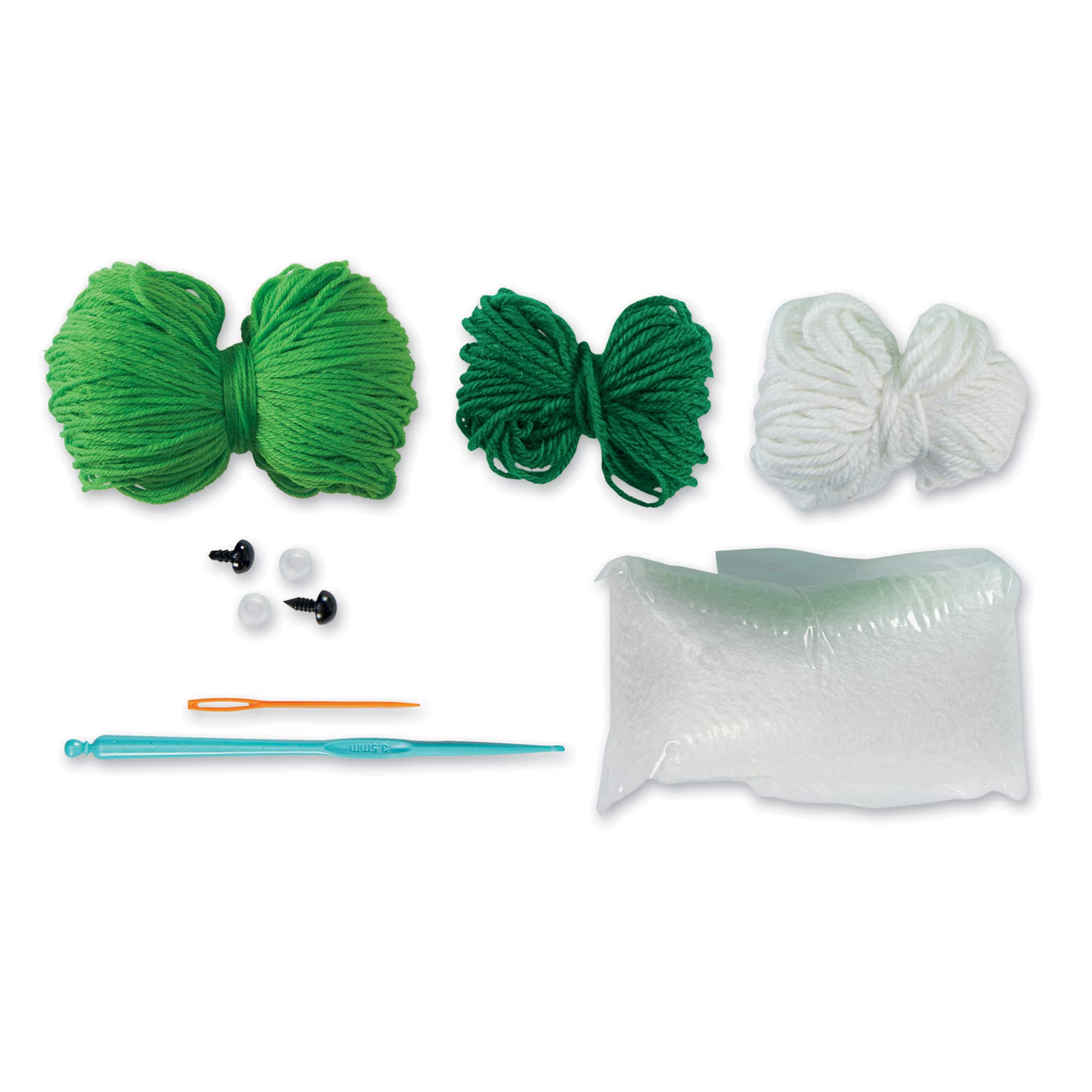 6 Pack: Intermediate Frog Amigurumi Crochet Kit by Loops & Threads®