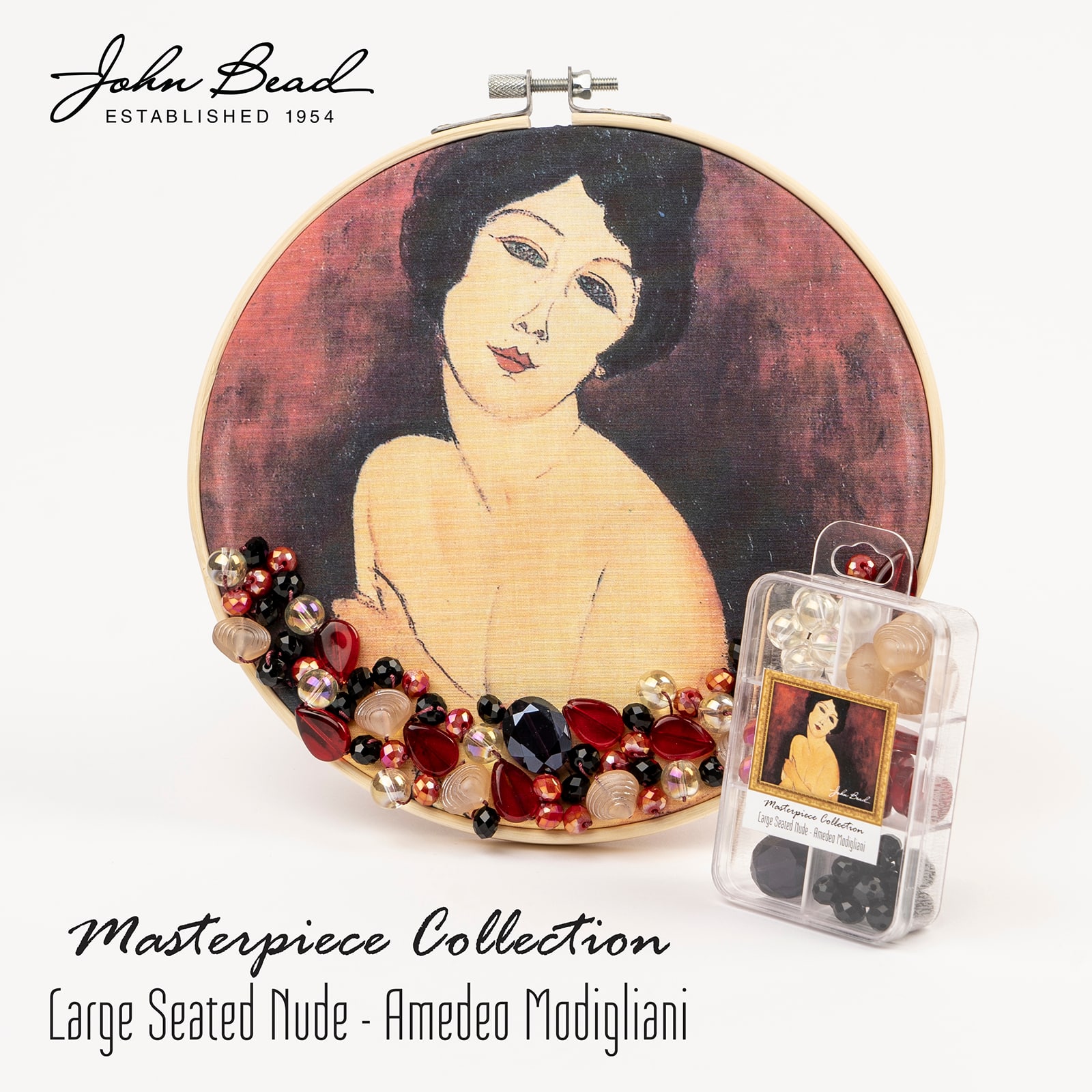 John Bead Masterpiece Collection Glass Bead Box Mix