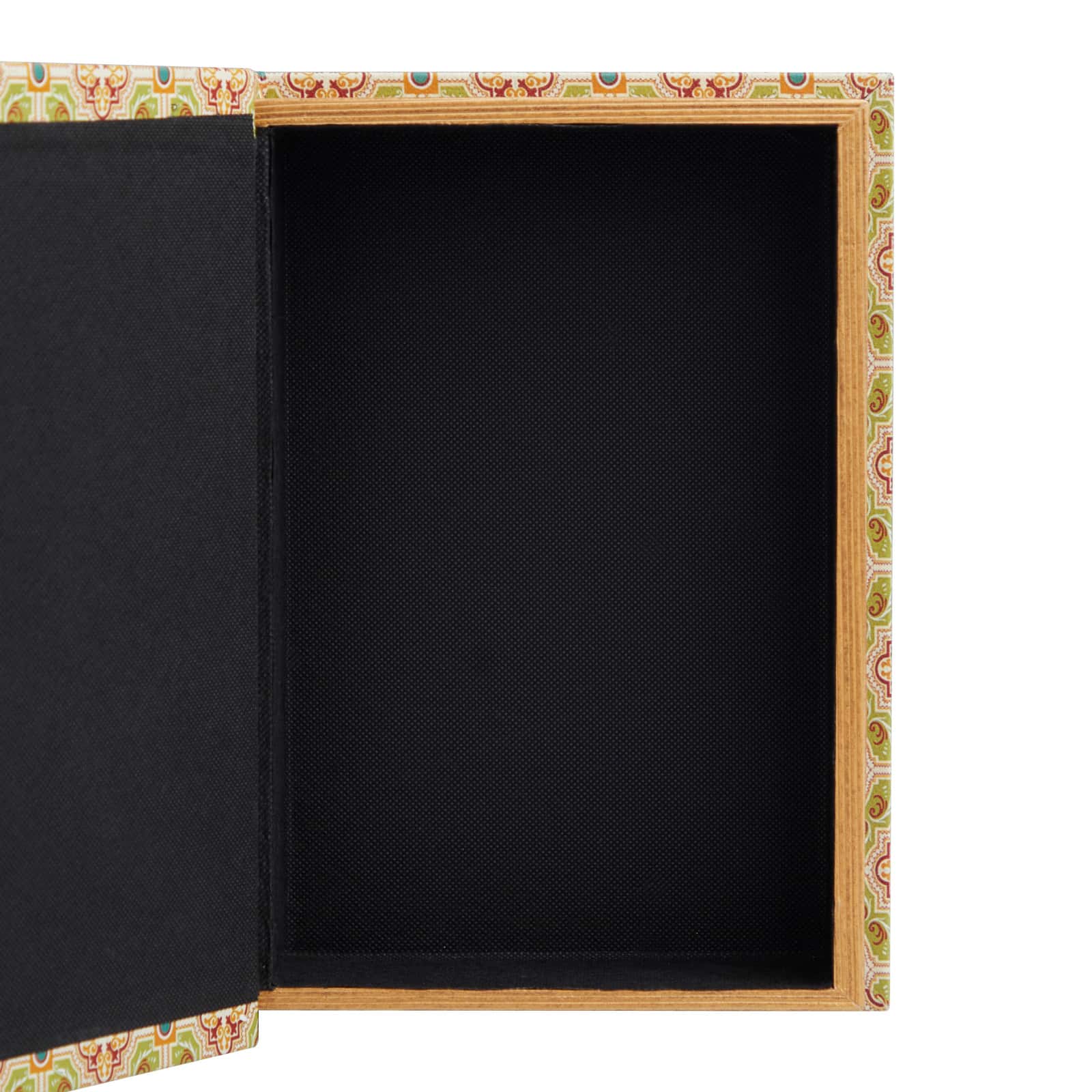 Arabesque Pattern Canvas Storage Book Box Set