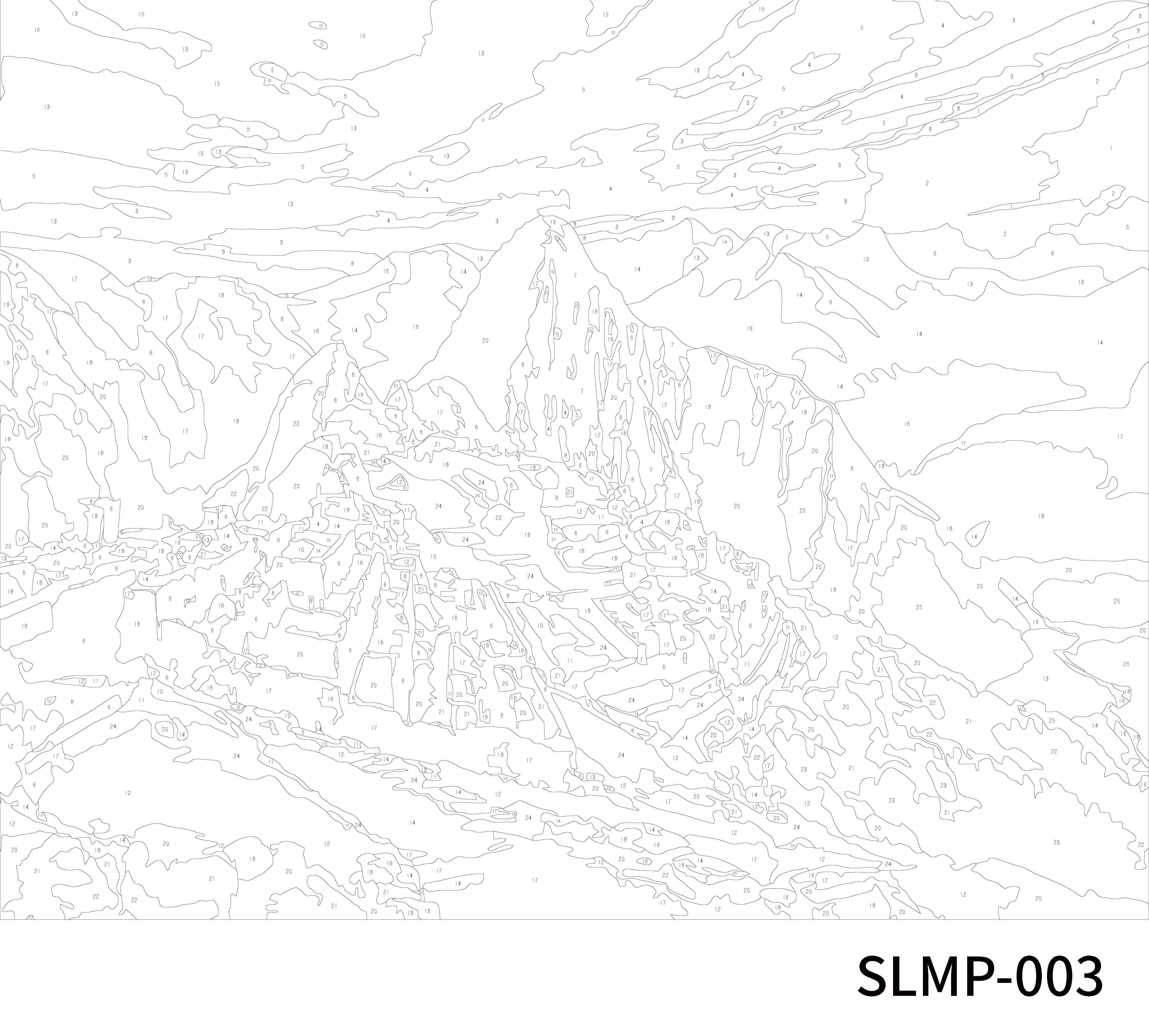 20" x 16" Machu Picchu Paint-by-Number by Artist's Loft®