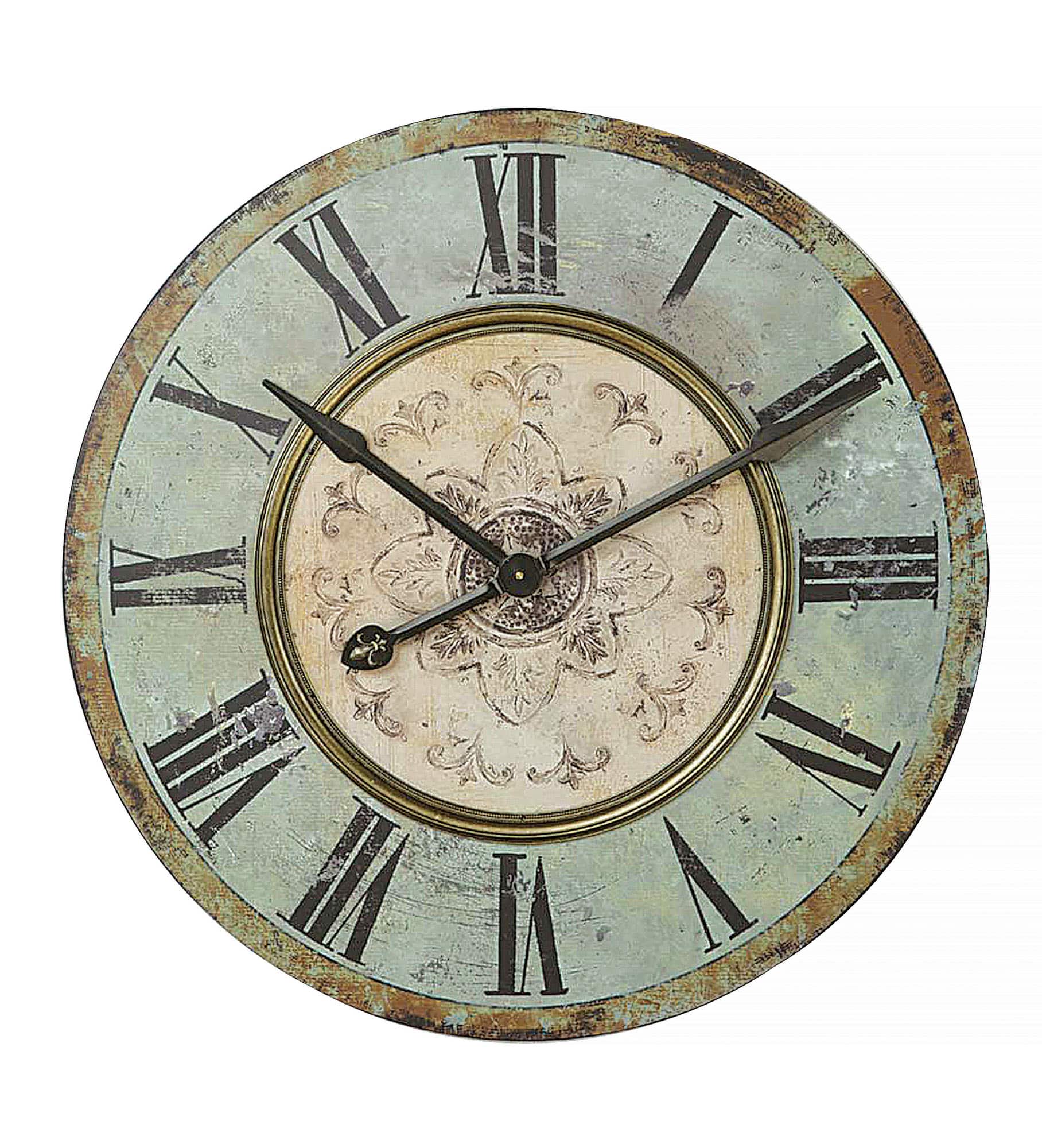 Hello Honey® Round Wall Clock, Green