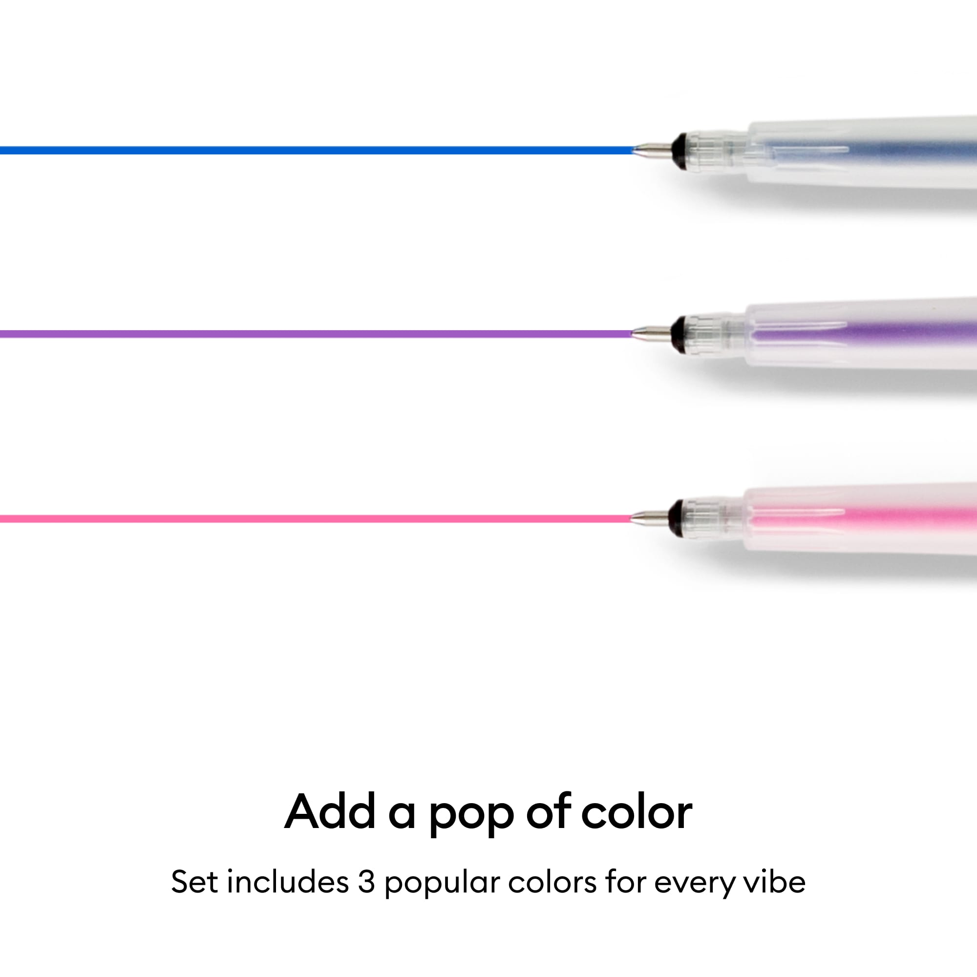 Cricut® 1.0mm Peacock Sampler Gel Pen Set + Adapter