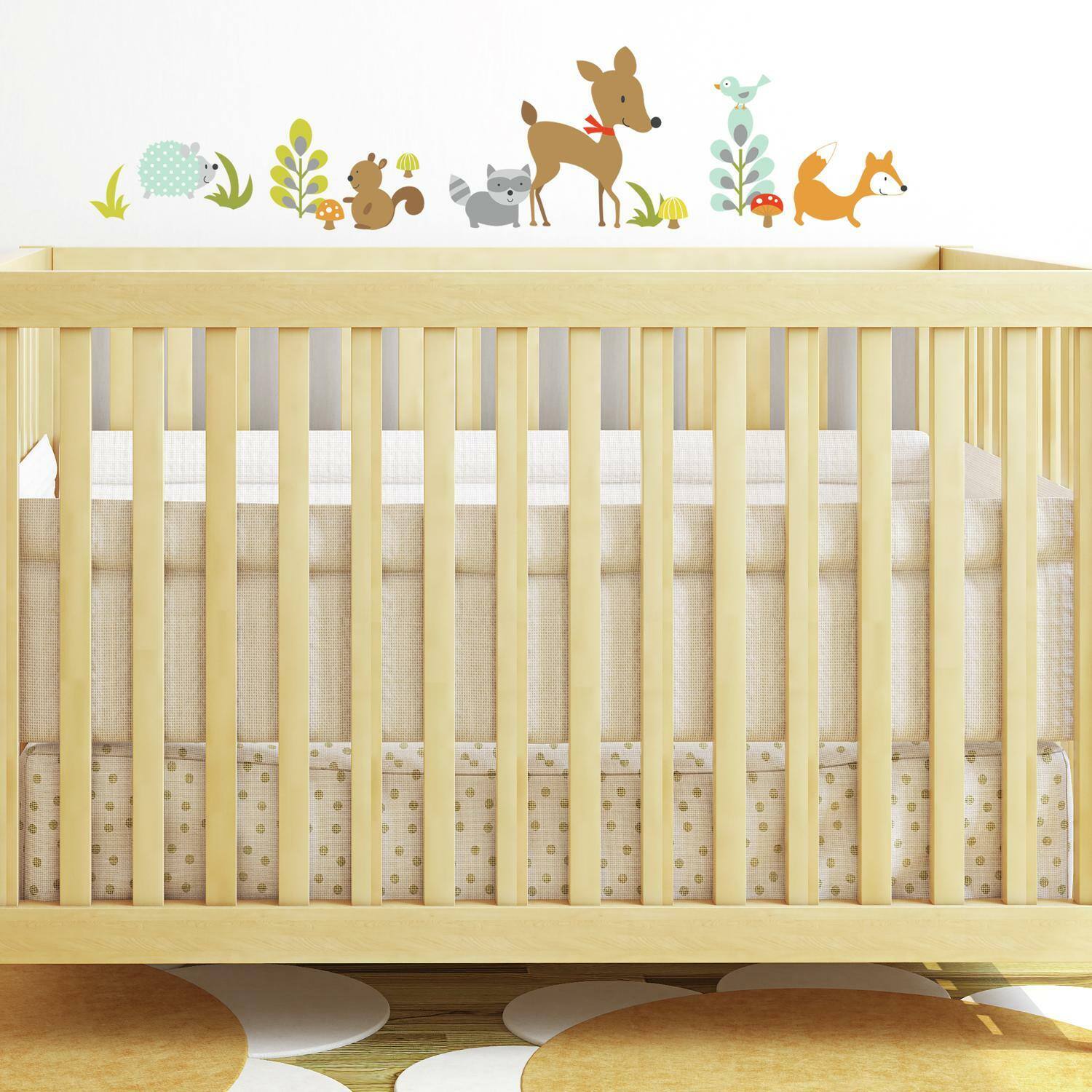 RoomMates Woodland Fox & Friends Peel & Stick Wall Decals