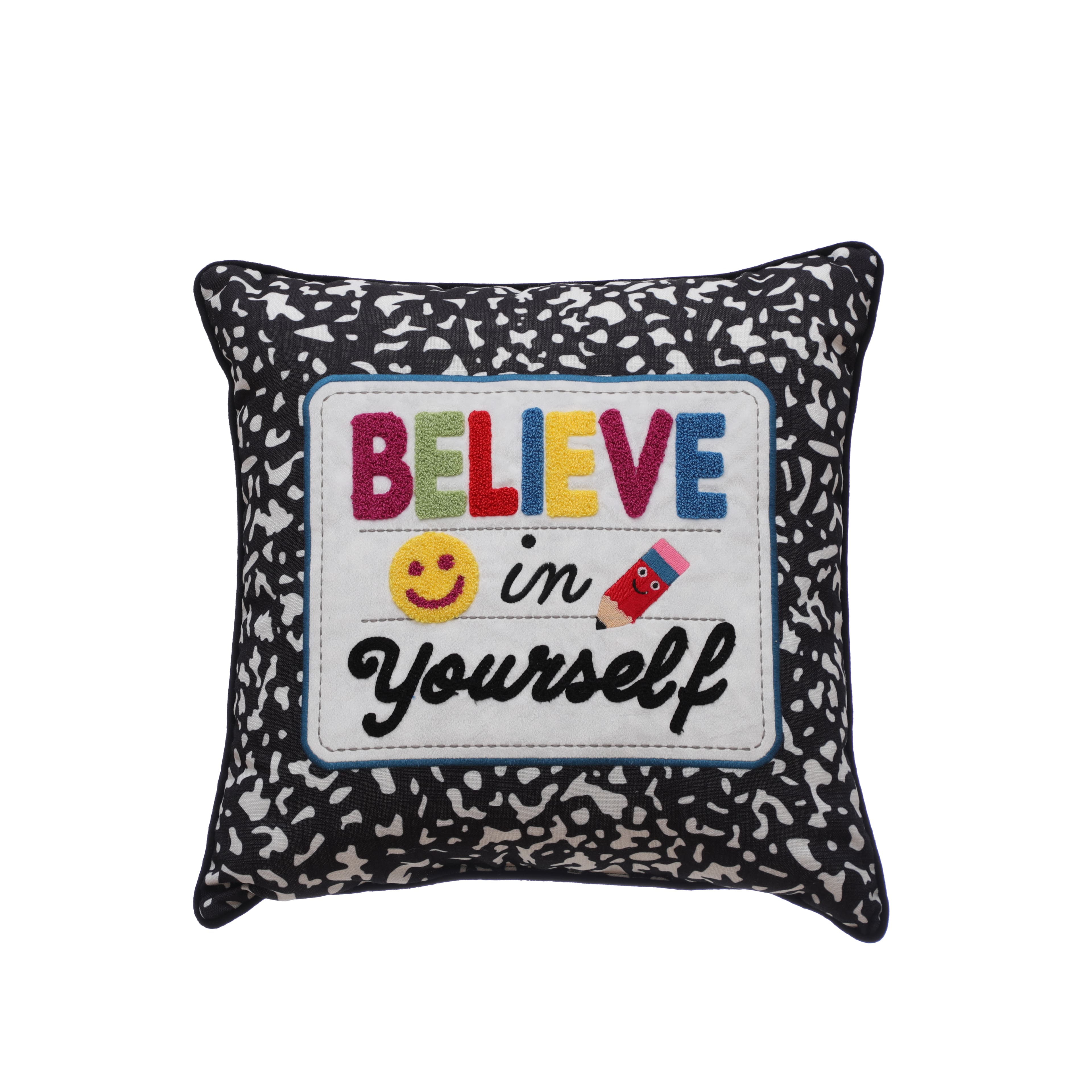 Class Rules! 17" x 17" Believe Pillow by B2C™