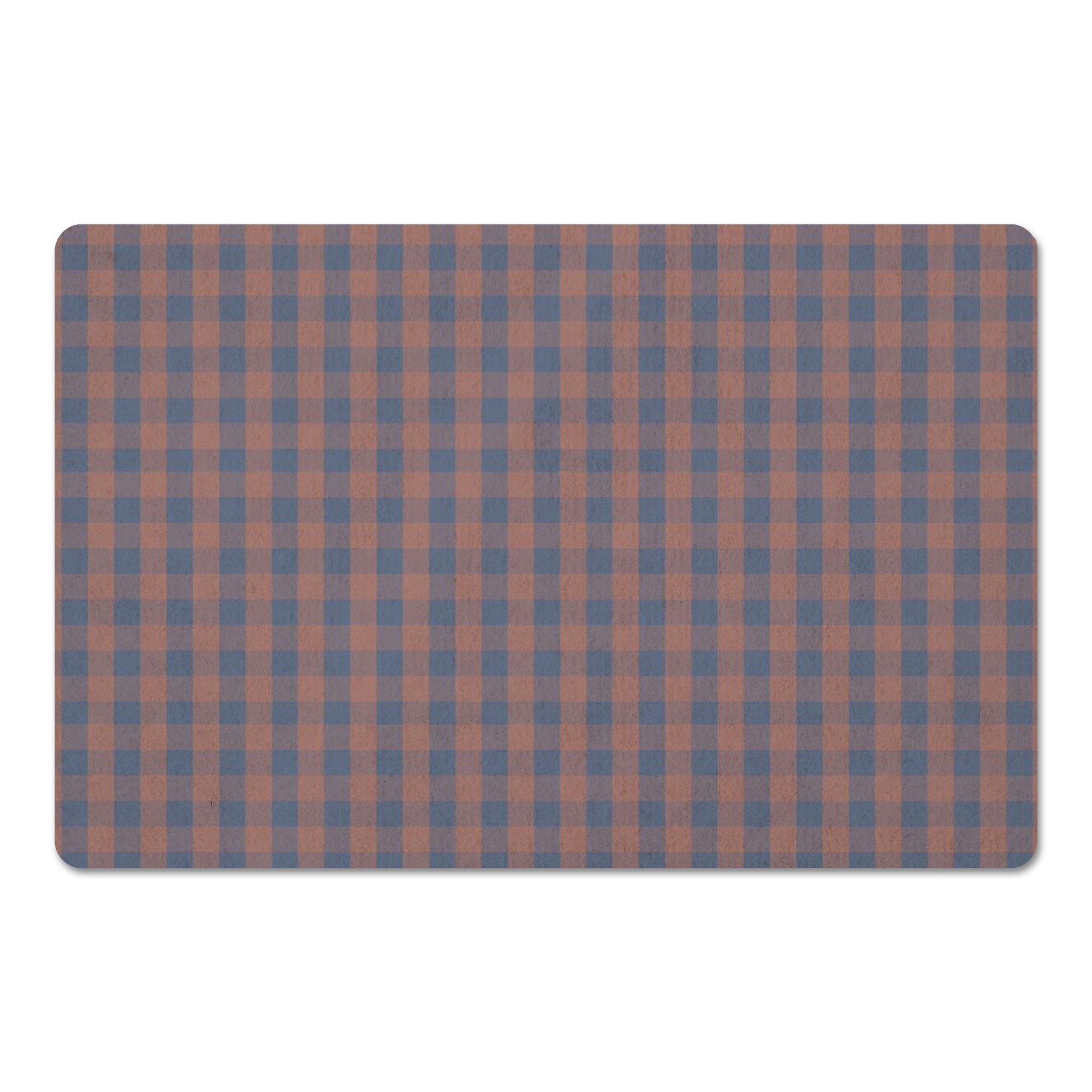 Plaid Floor Mat