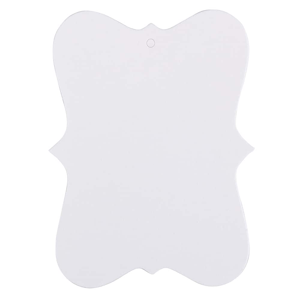 JAM Paper White Fashion Gift Tags, 10ct.