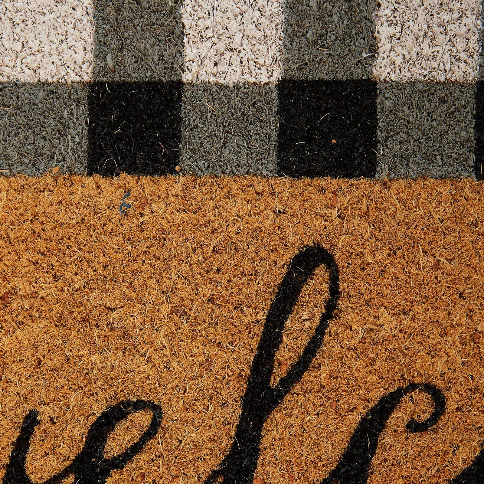 DII® Checkers Welcome Doormat