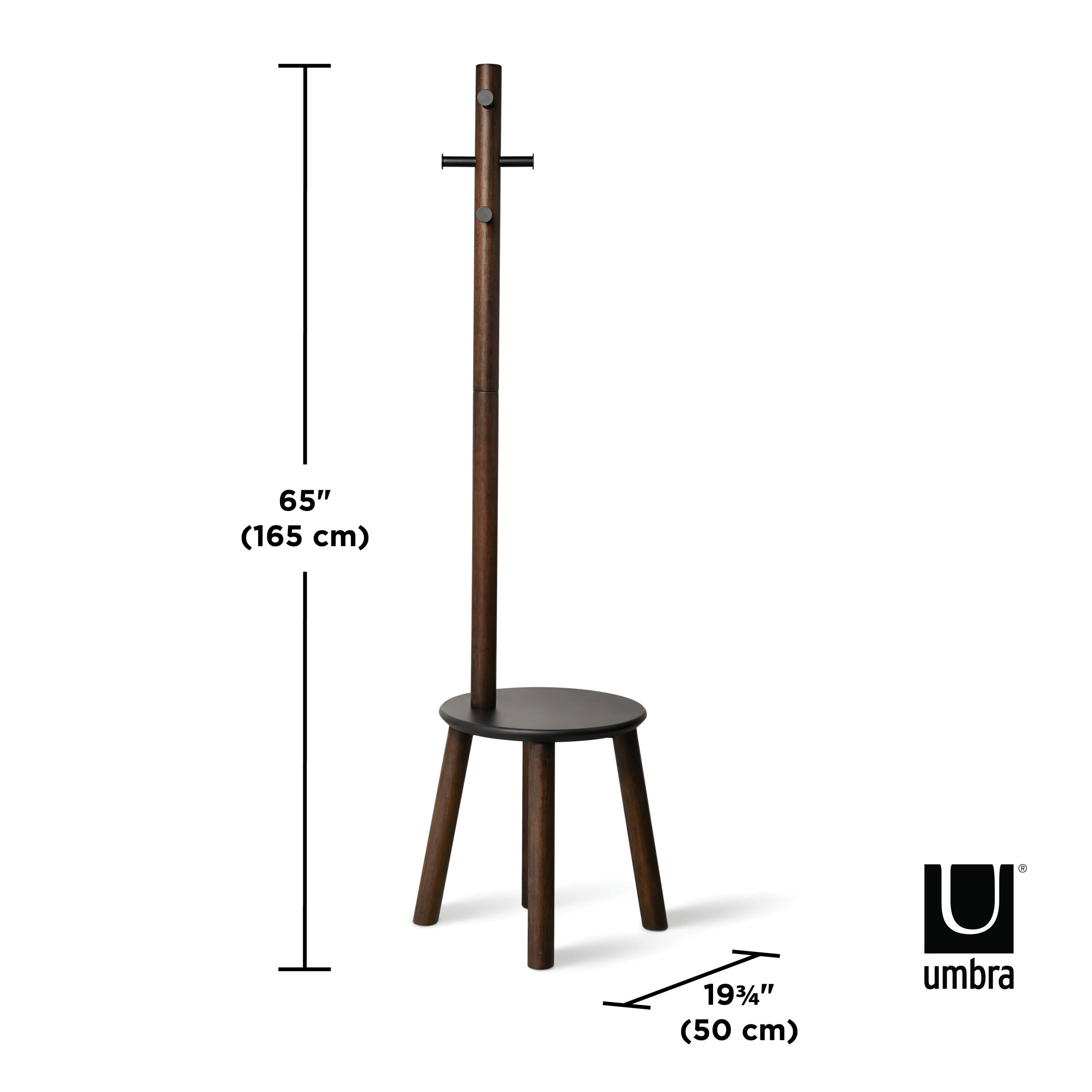 Umbra 65" Pillar Stool & Coatrack