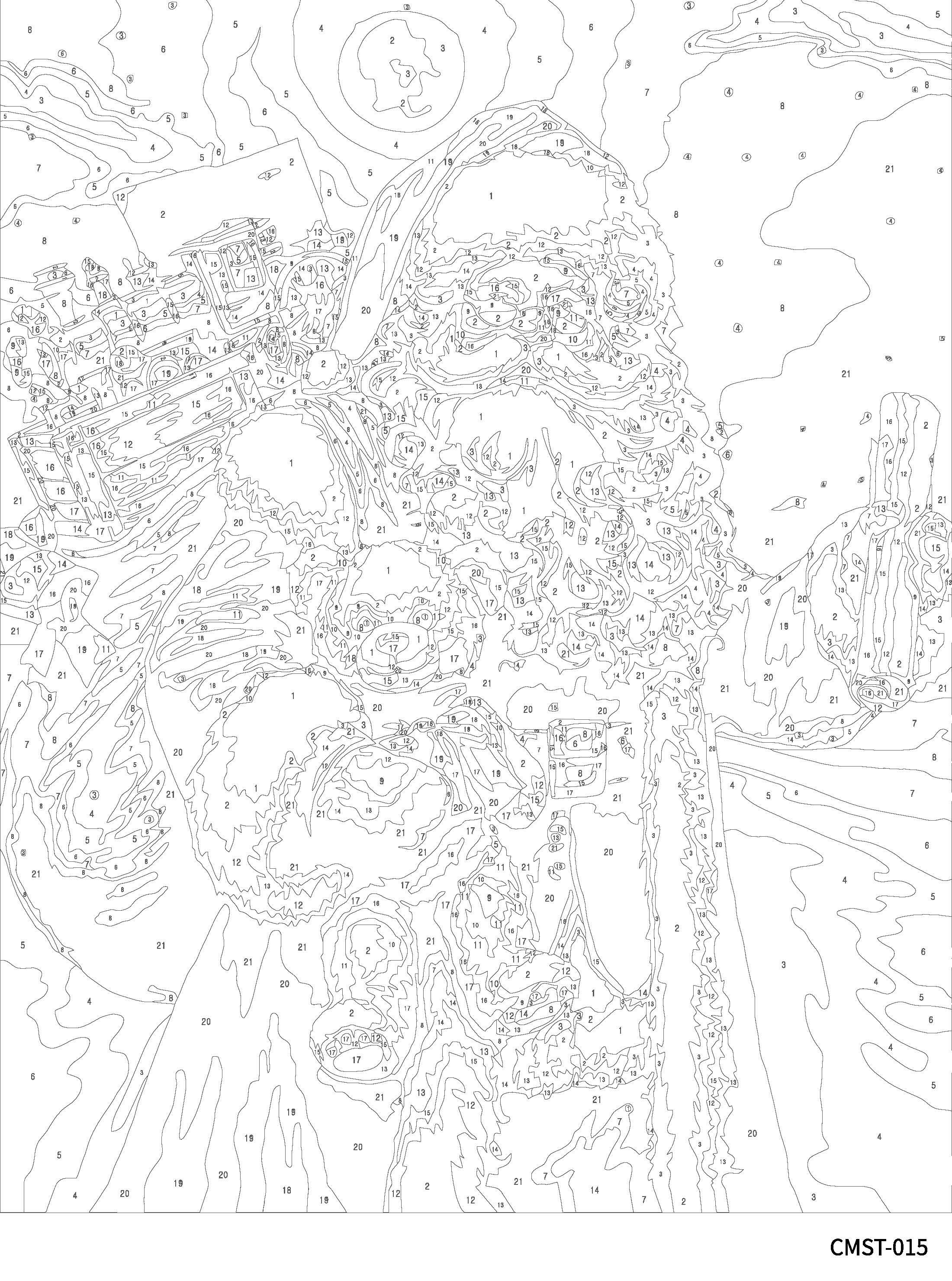 11" x 14" Santa Paint-by-Number Kit by Artist's Loft®