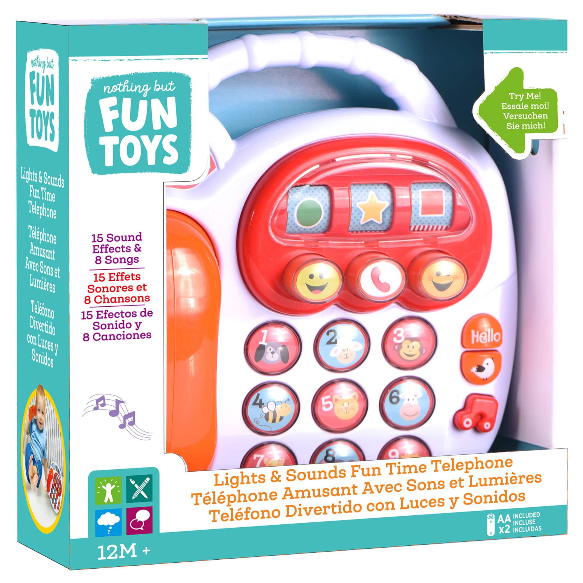Nothing But Fun Toys Lights & Sounds Fun Time Telephone