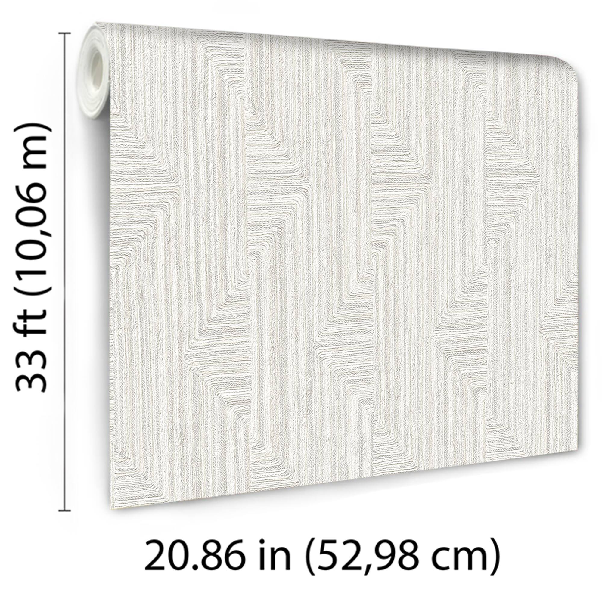 Designs Direct Threadline Geo Stitch Wallpaper