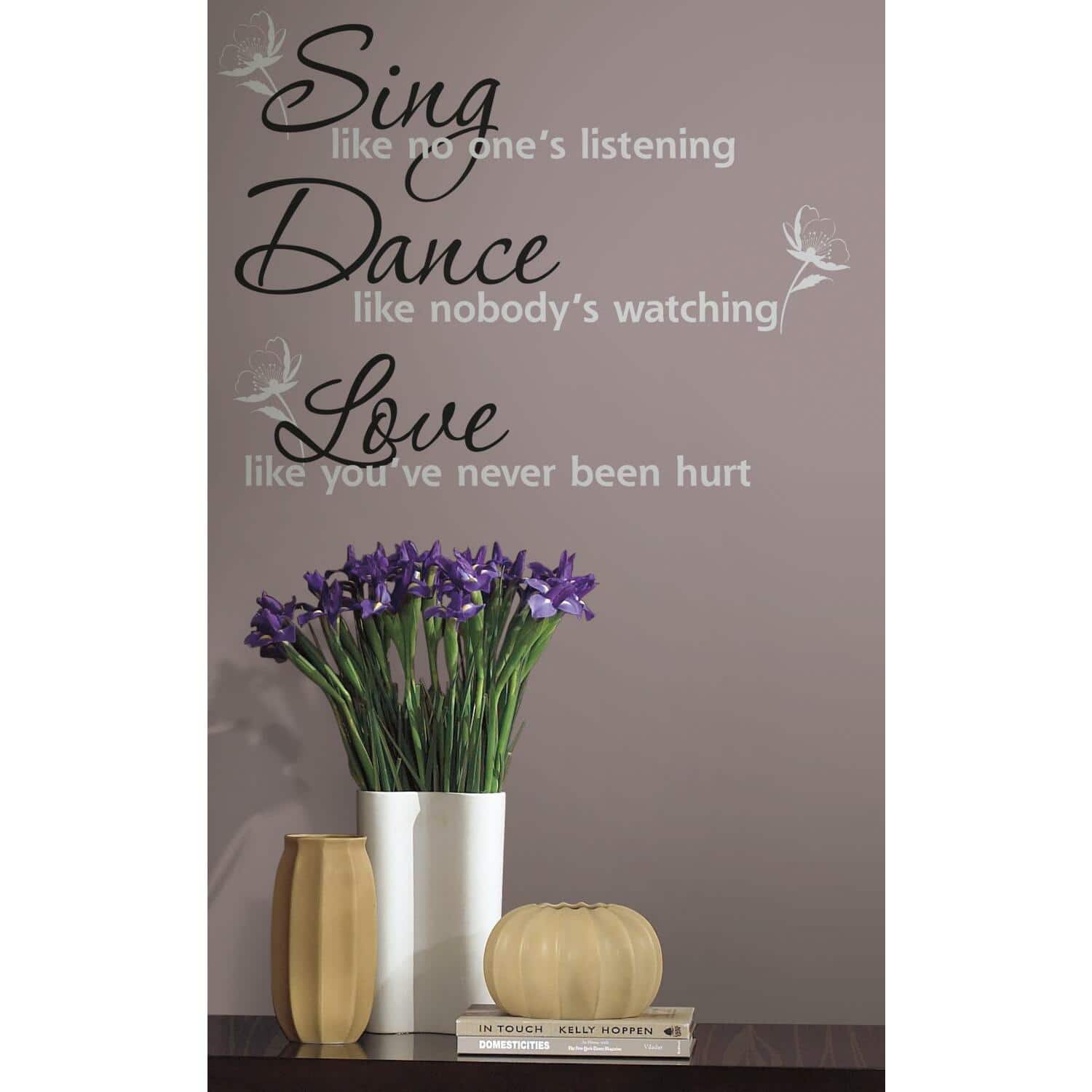 RoomMates Dance, Sing, Love Peel & Stick Wall Decals