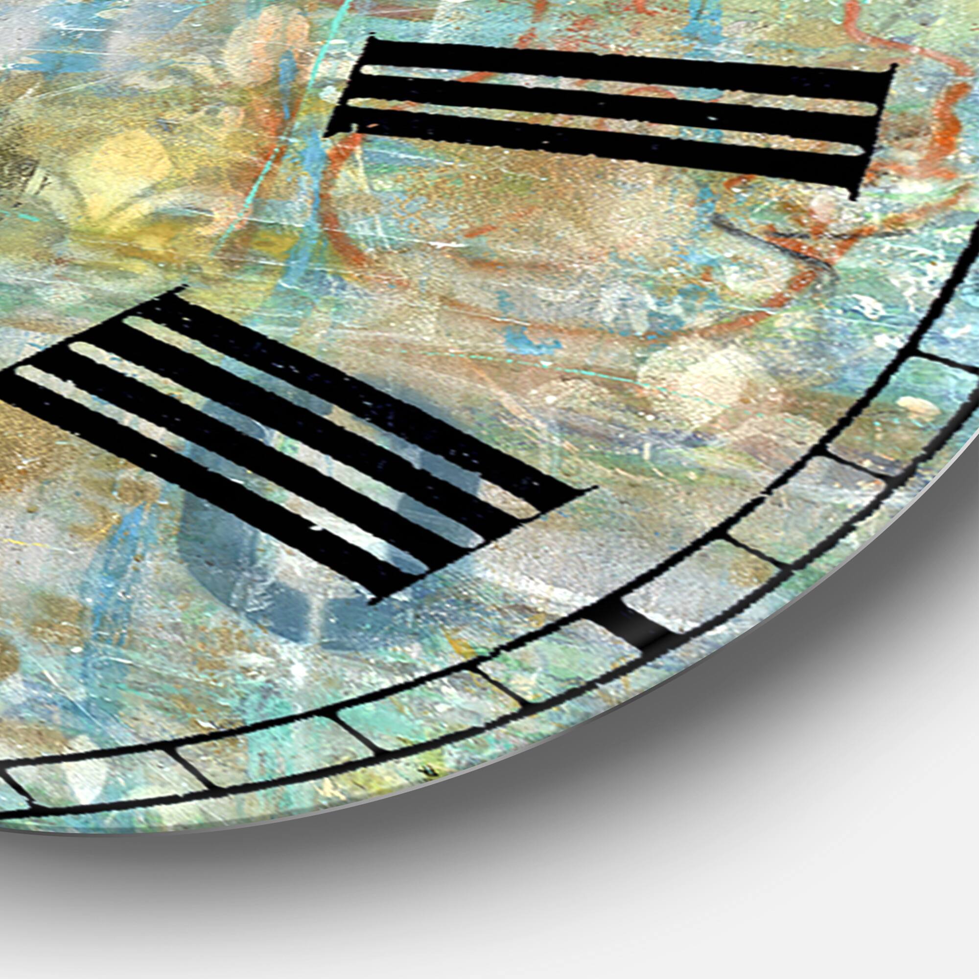 Designart 'Mind Blown Large Modern Wall Clock