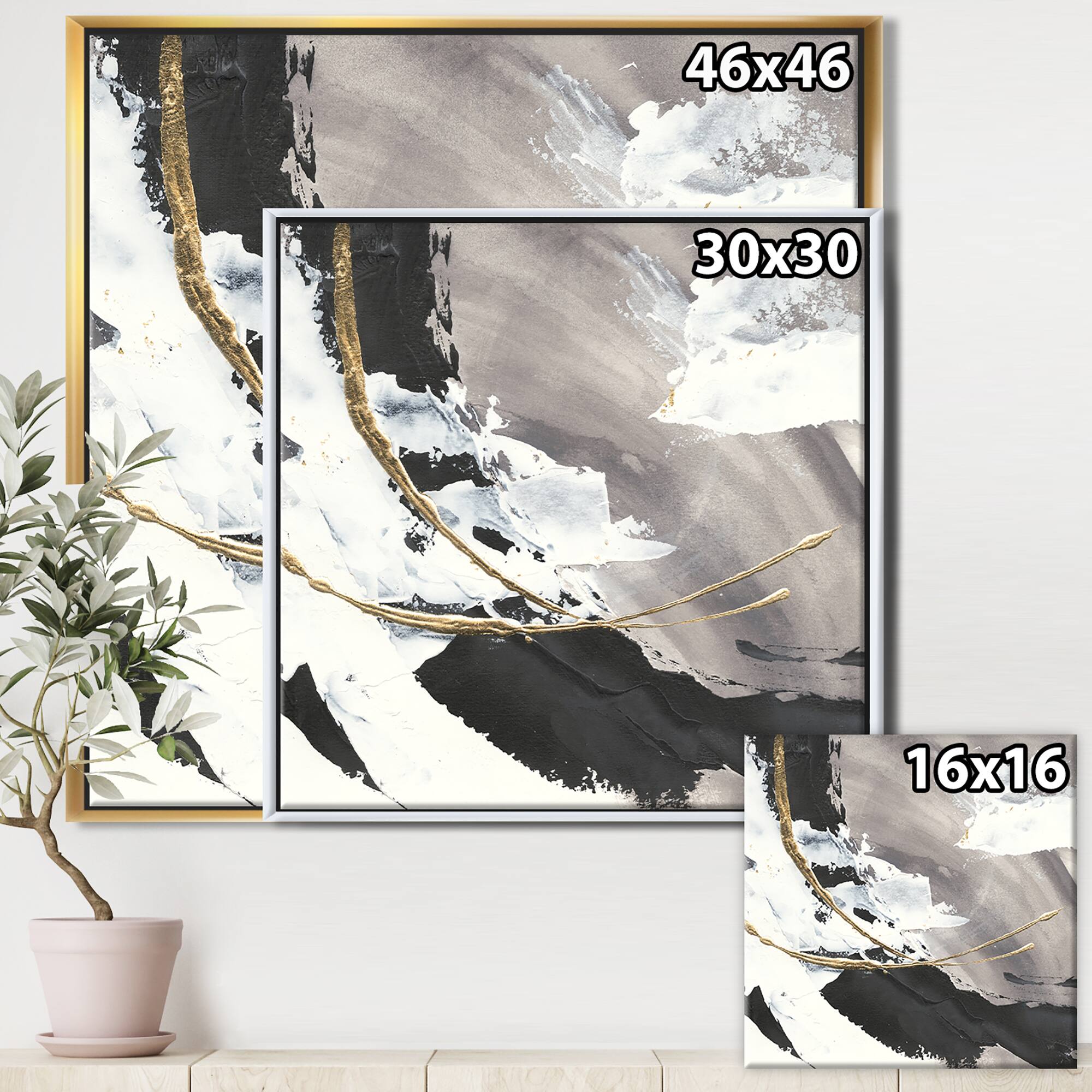 Designart - Glam Painted Arcs II