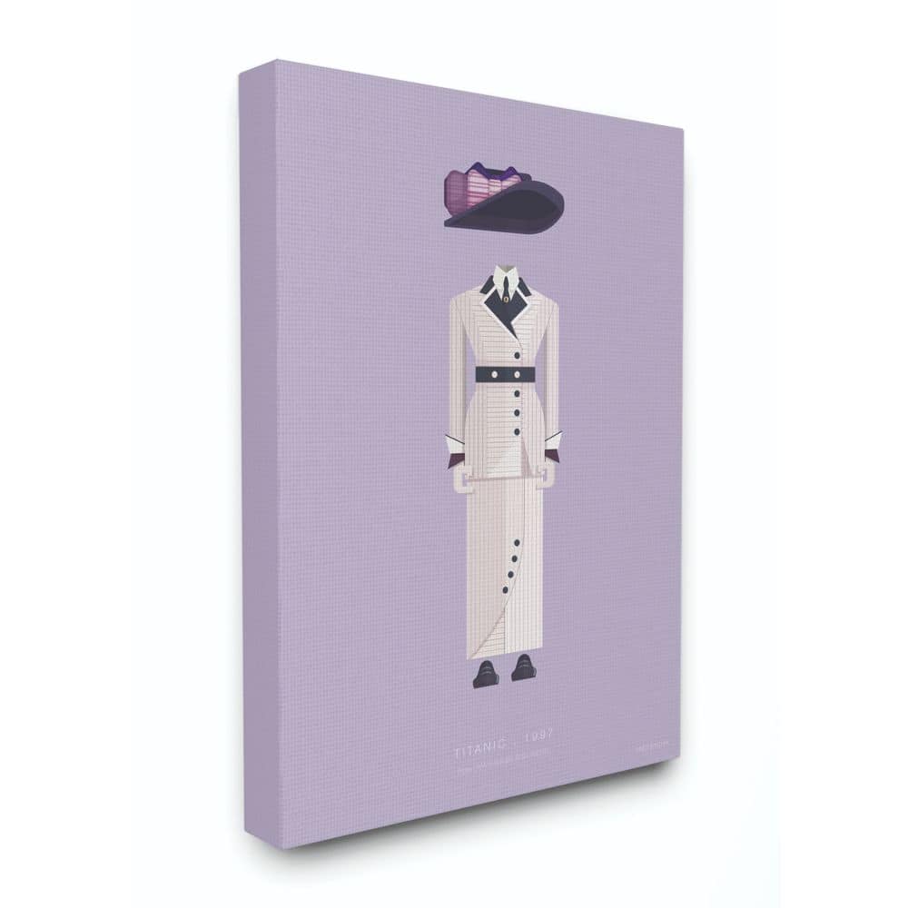 Stupell Industries Titanic Fashion Design Wall Accent