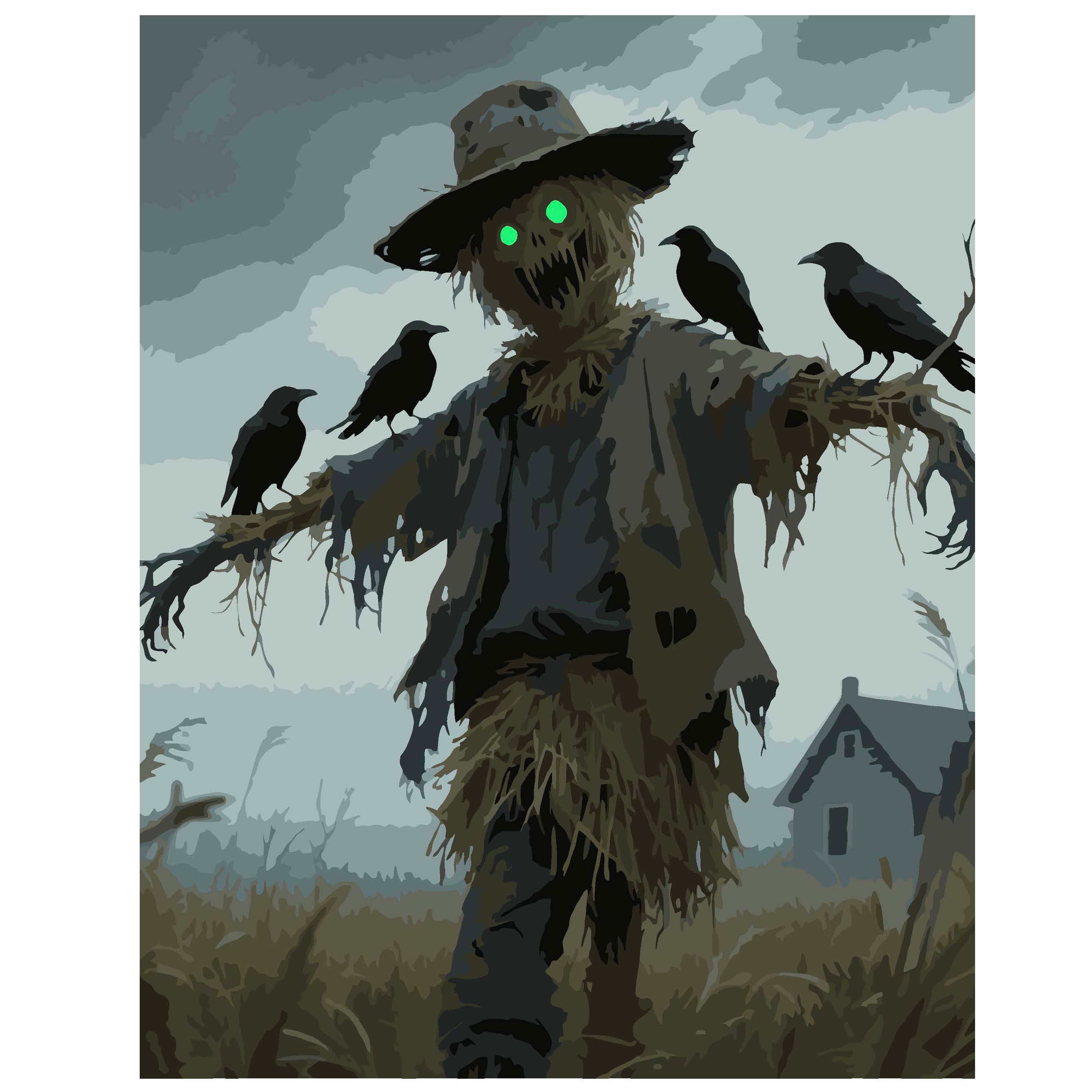 11" x 14" Scarecrow Paint-by-Number Kit by Artist's Loft®