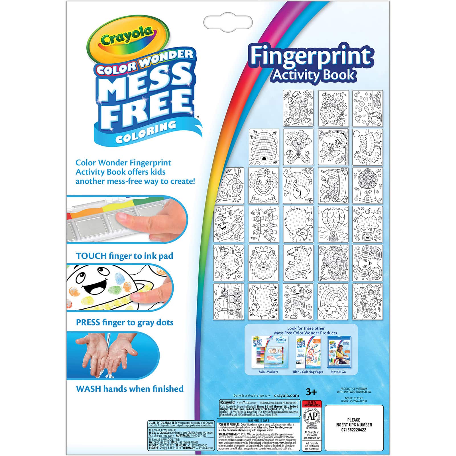 Crayola® Color Wonder® Fingerprint Activity Book