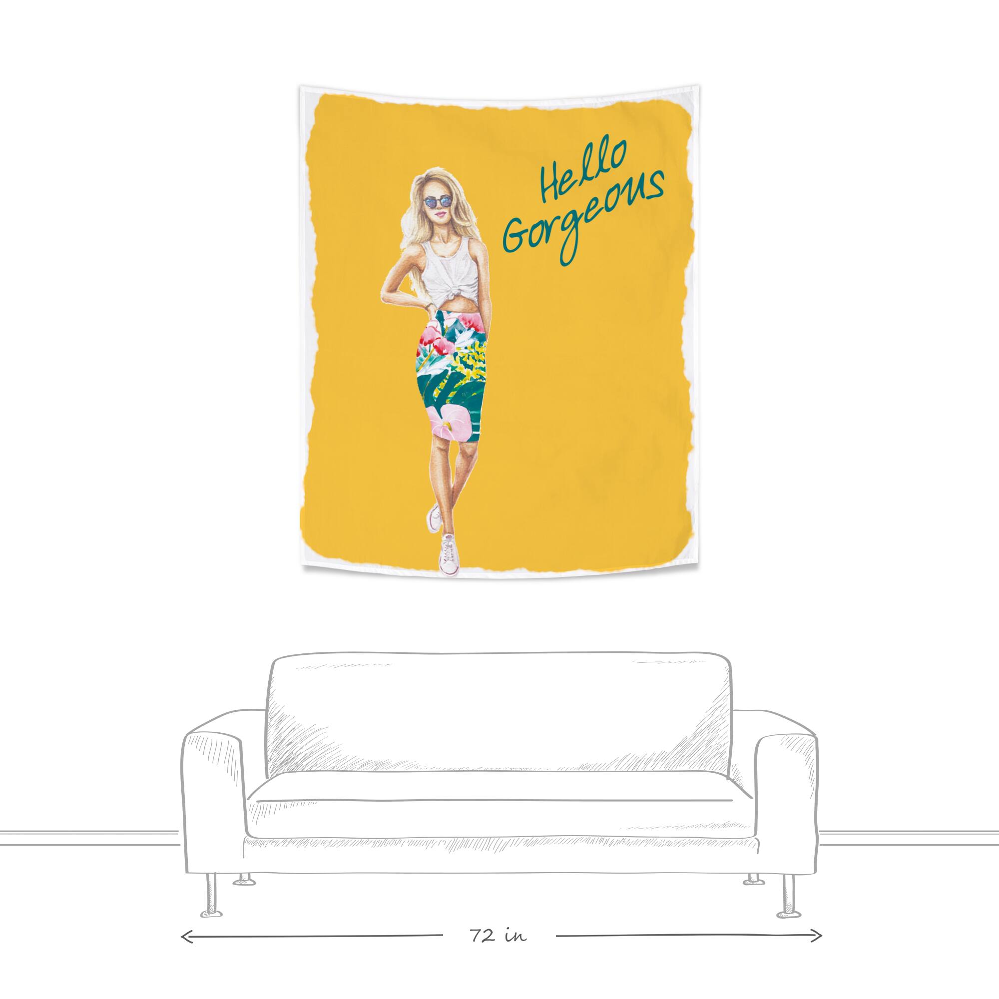 Tropical Skirt Tapestry