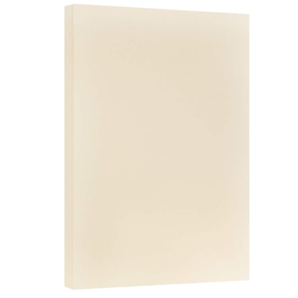 JAM Paper 11'' x 17'' 67lb. Vellum Bristol Cardstock, 50 Sheets