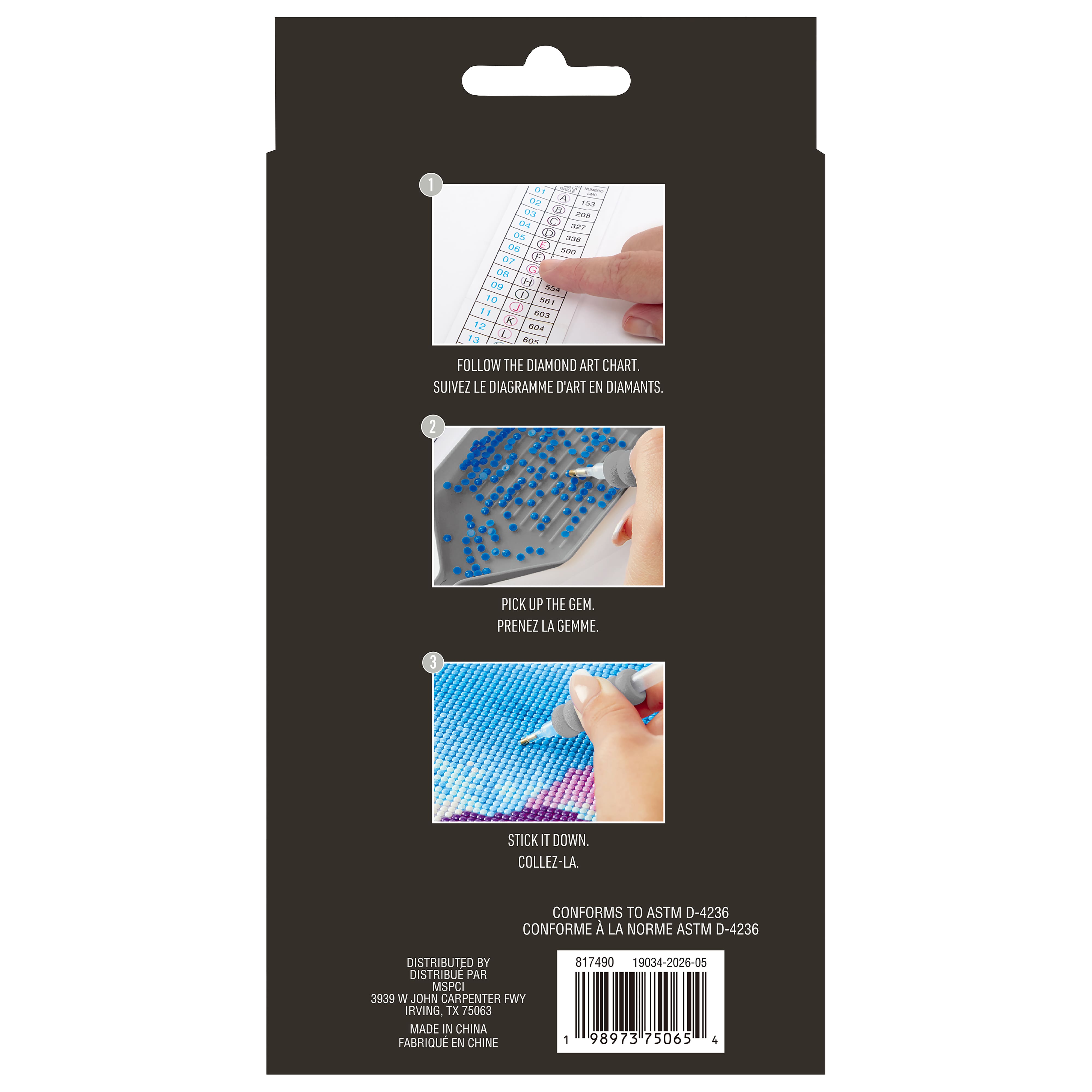 Stained Glass Animals 3-Piece Diamond Art Bookmark Kit by Make Market®